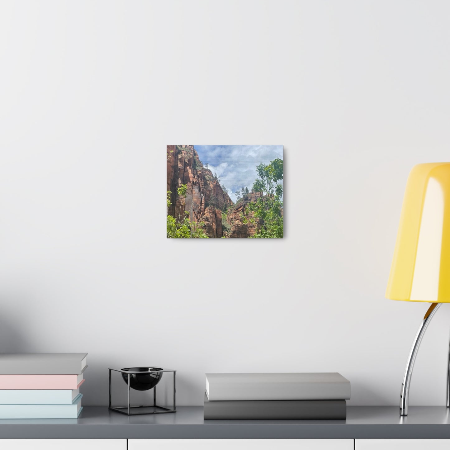 Canvas Gallery Wraps - Zion Trees and Mountains Wall Art - Graleske