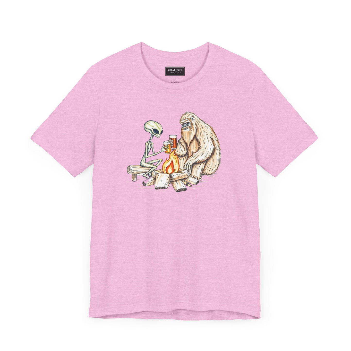 Alien and Bigfoot T-Shirt