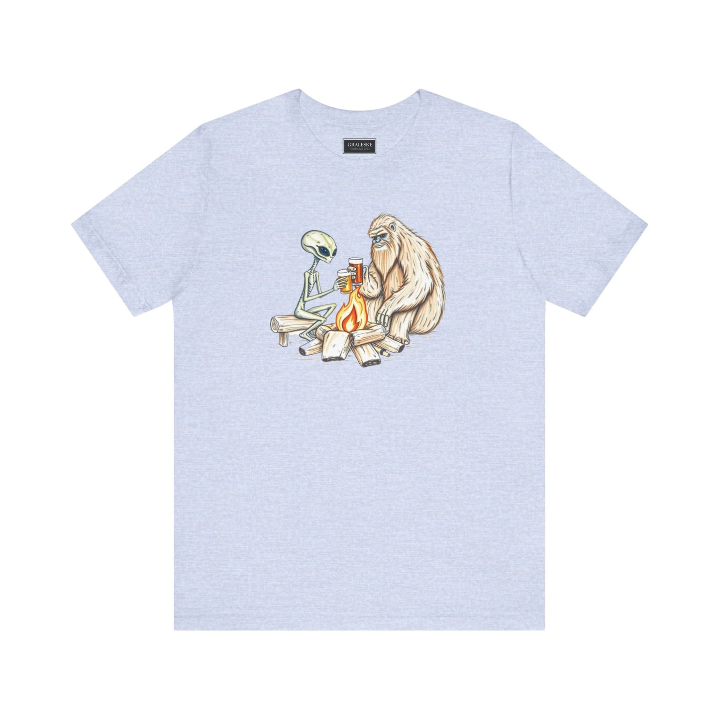 Alien and Bigfoot T-Shirt