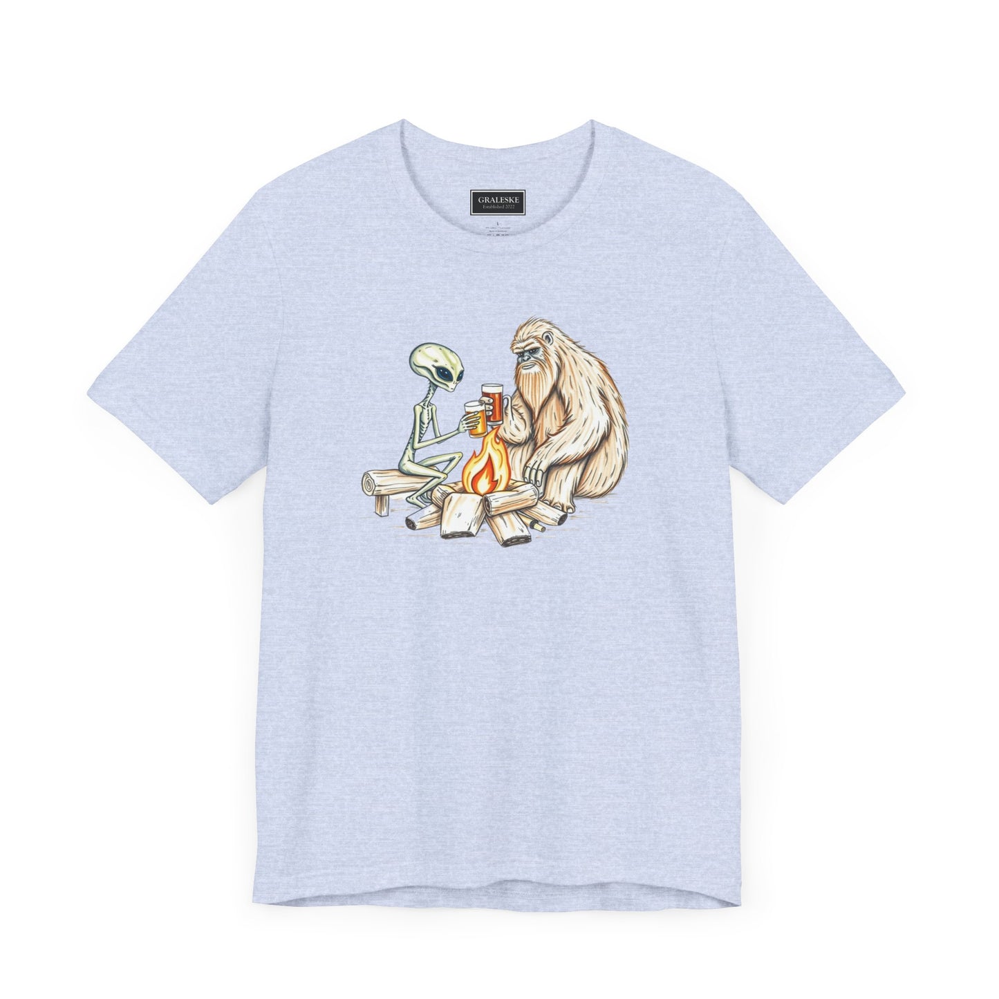 Alien and Bigfoot T-Shirt