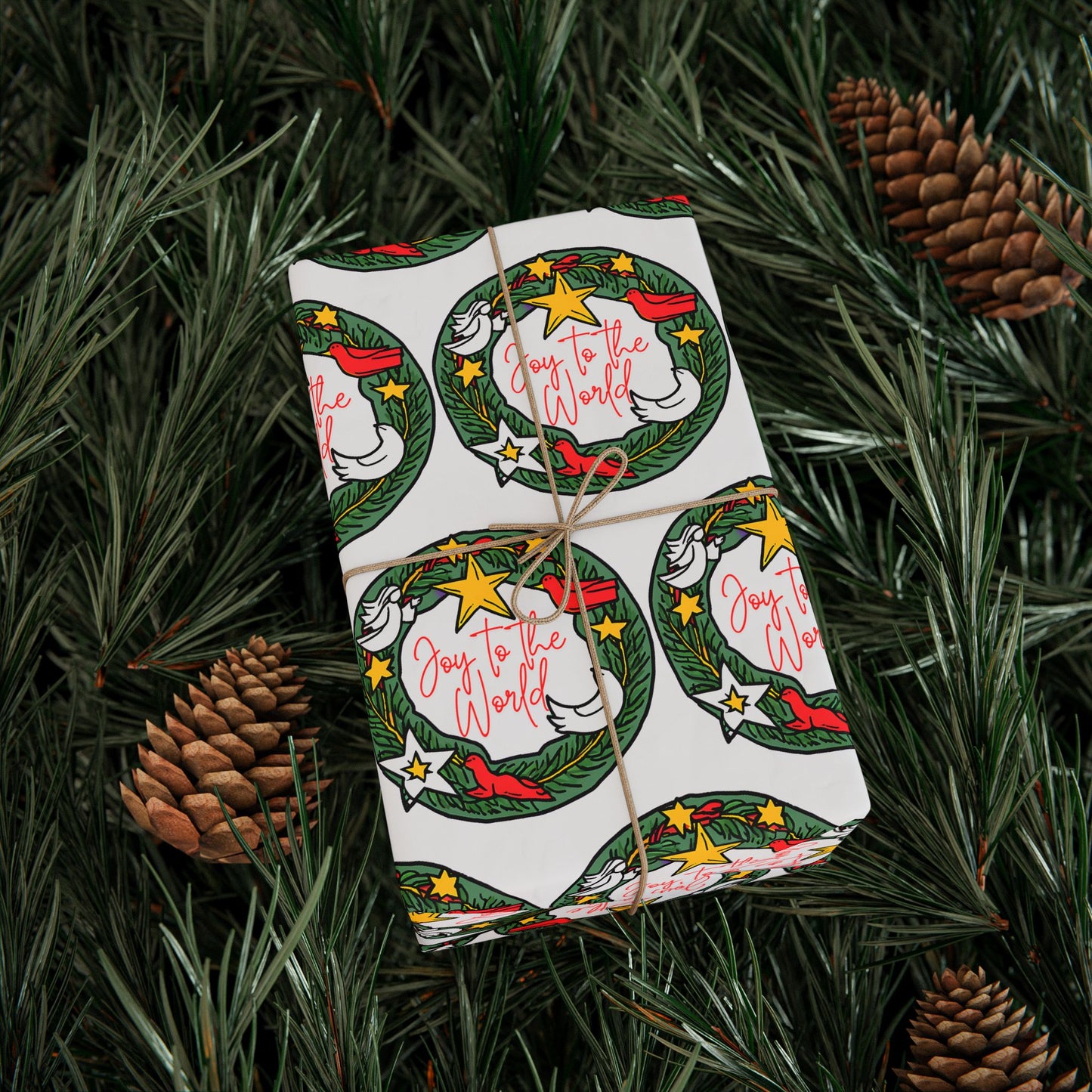 Wrapping Paper - Joy To The World - Graleske