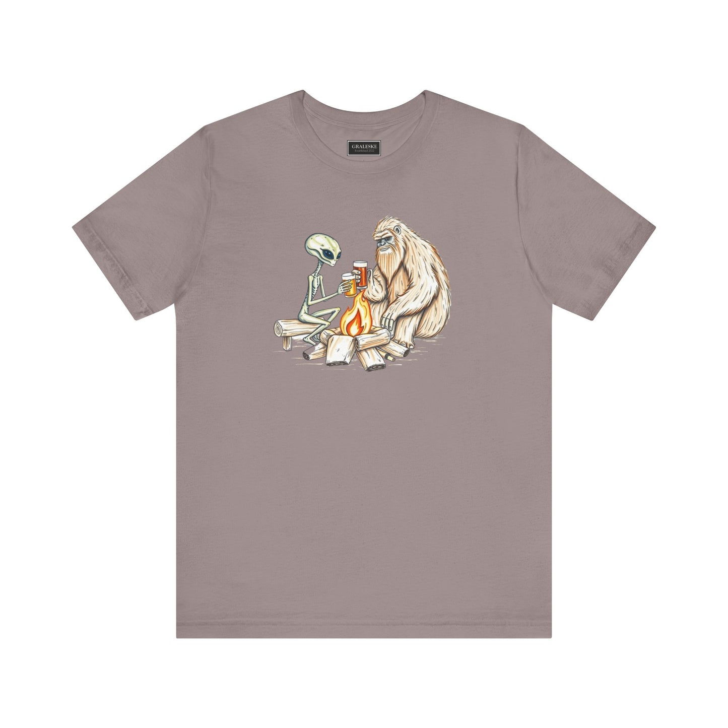 Alien and Bigfoot T-Shirt
