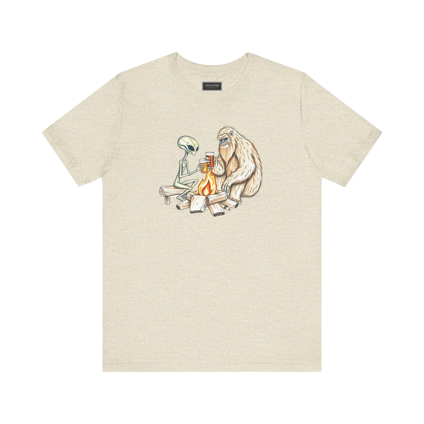 Alien and Bigfoot T-Shirt