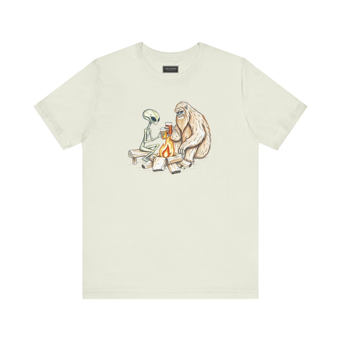Alien and Bigfoot T-Shirt