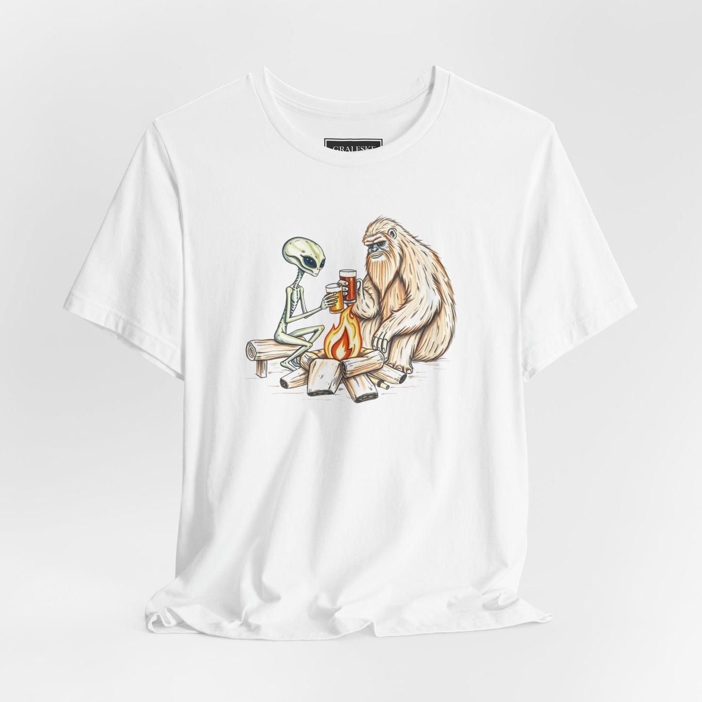 Alien and Bigfoot T-Shirt