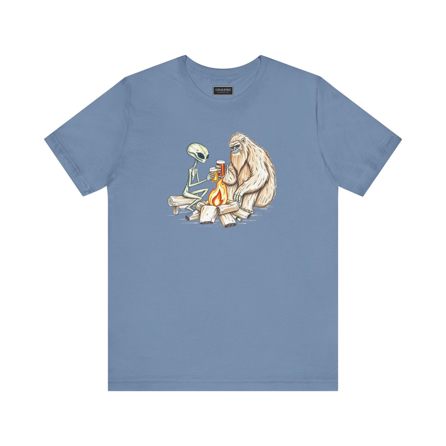 Alien and Bigfoot T-Shirt