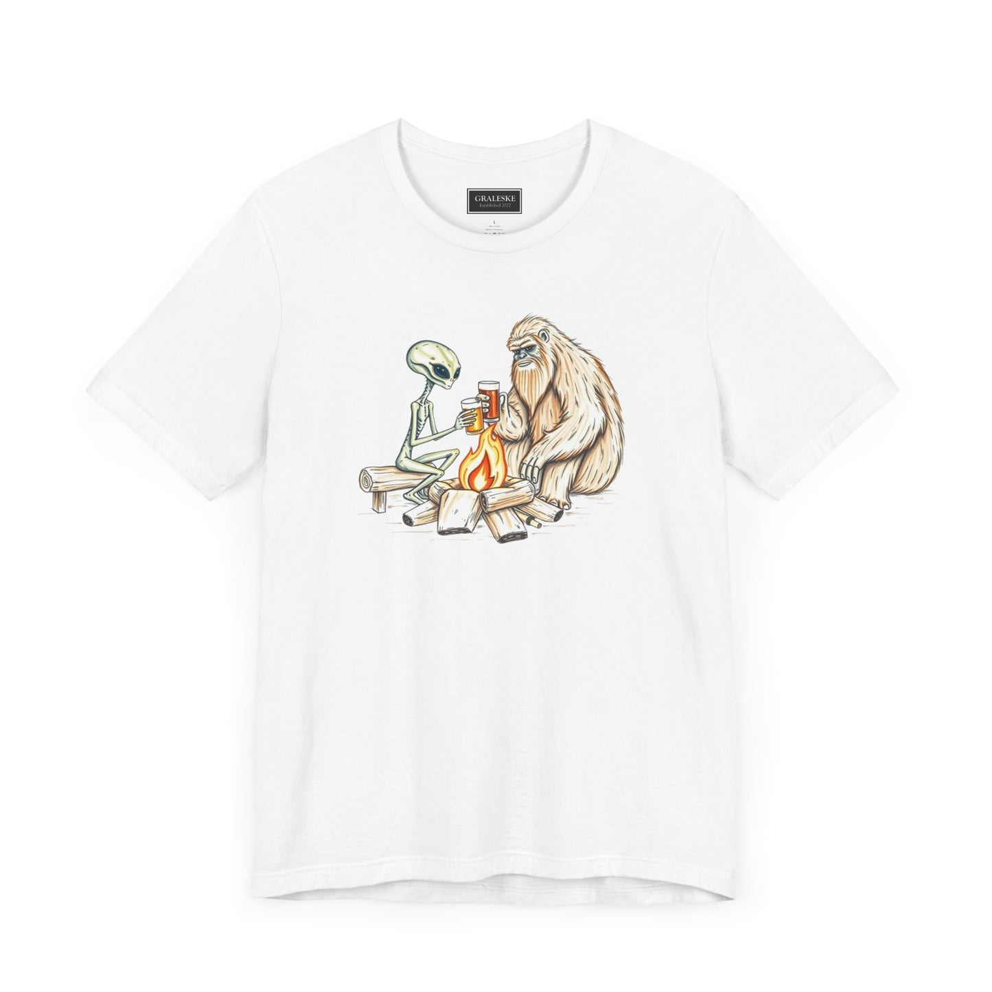 Alien and Bigfoot T-Shirt