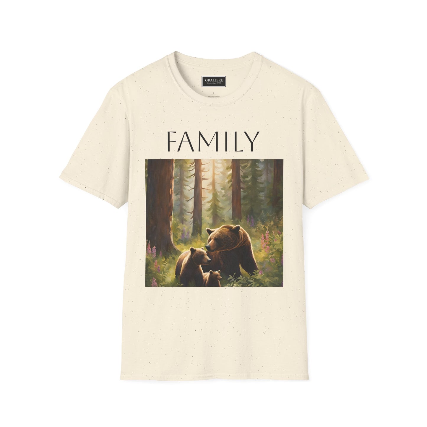 Family Bear Shirt - Unisex T-Shirt - Graleske
