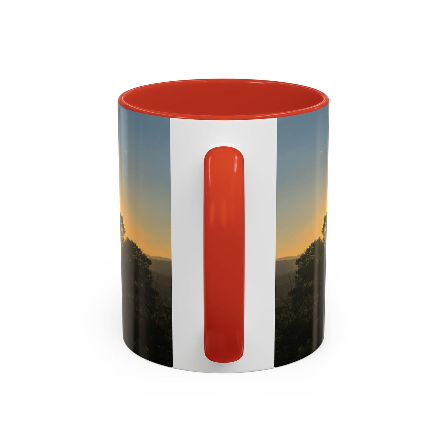 Mug - Beautiful Sunset in Tree of Mount Zion Coffee Mug (11, 15oz) - Graleske