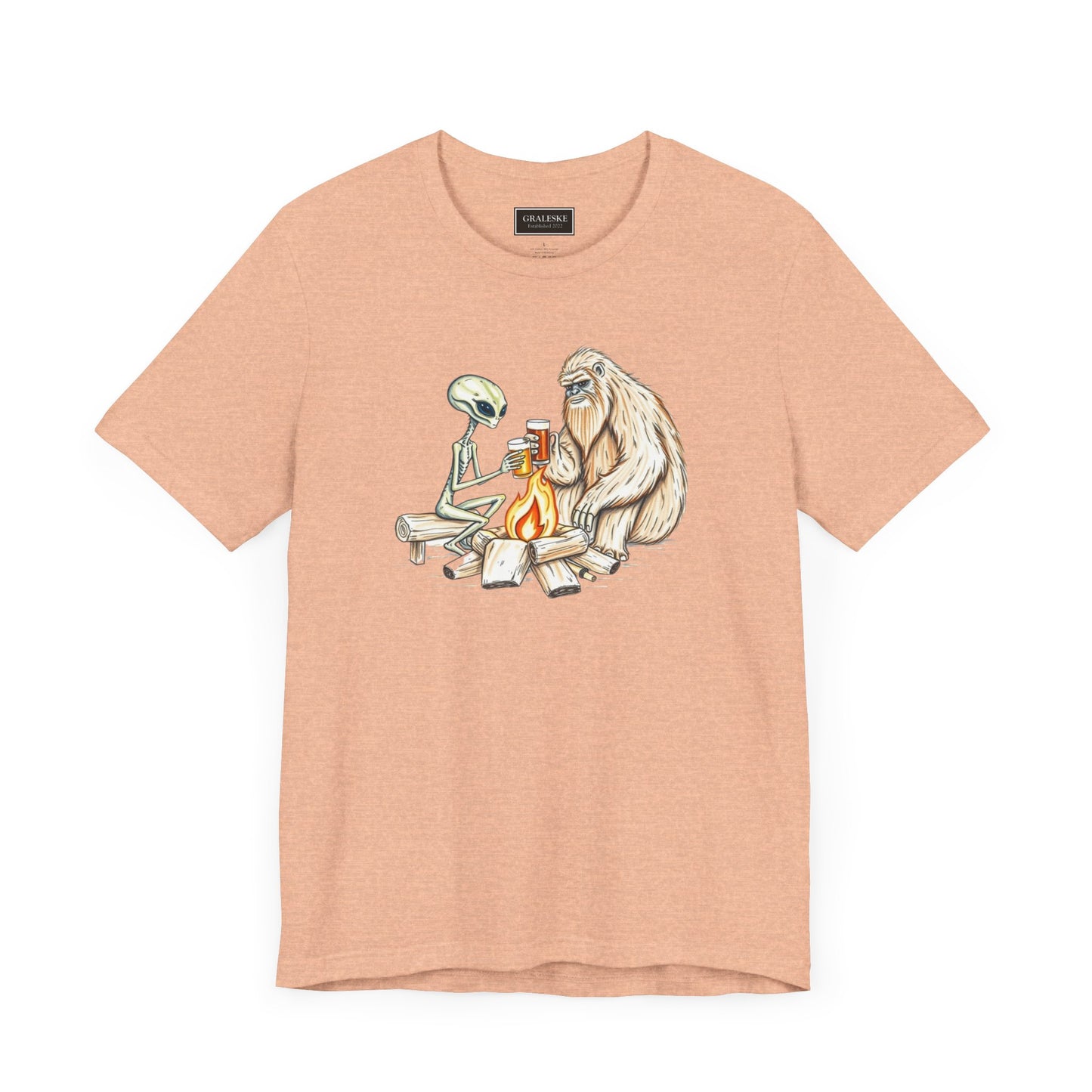 Alien and Bigfoot T-Shirt