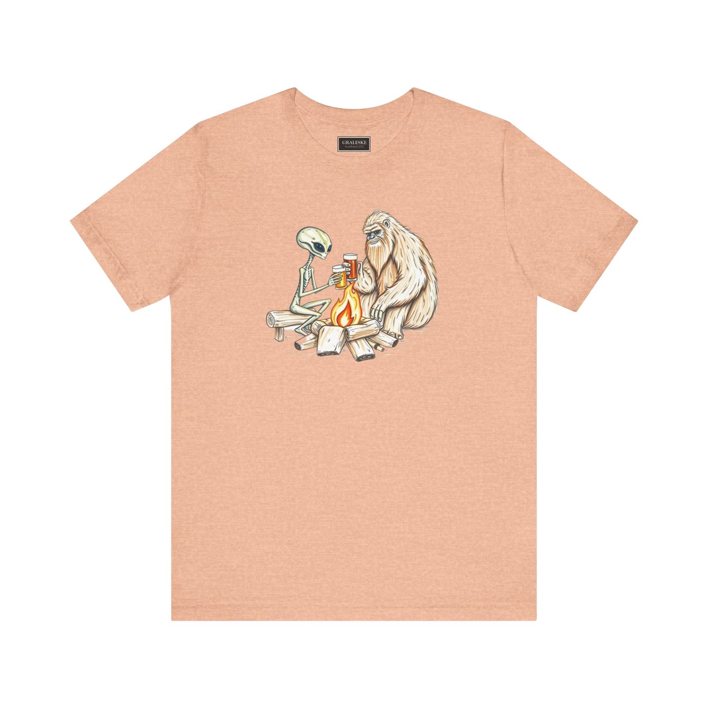 Alien and Bigfoot T-Shirt