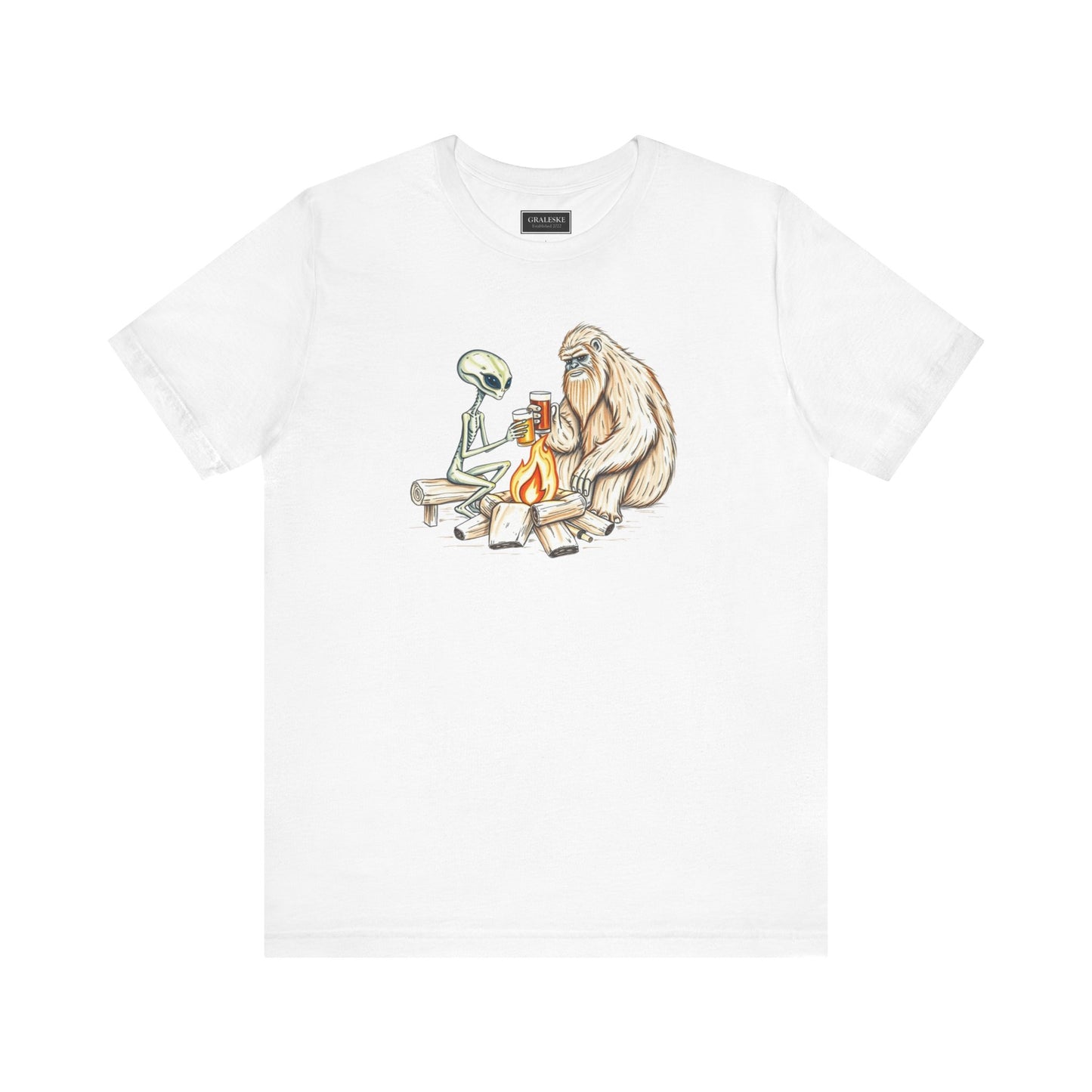 Alien and Bigfoot T-Shirt