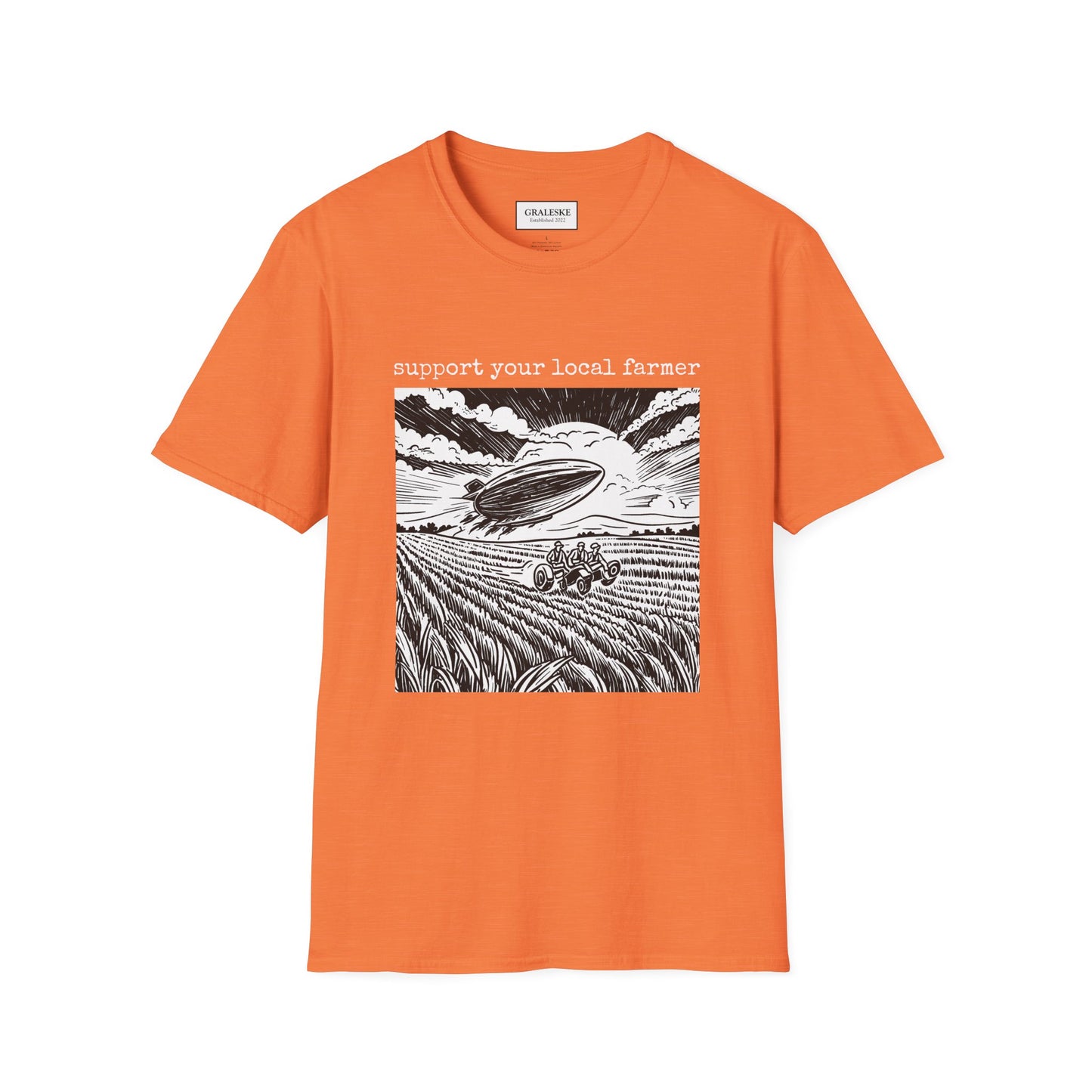 support your local farmer blimp - T-Shirt - Graleske