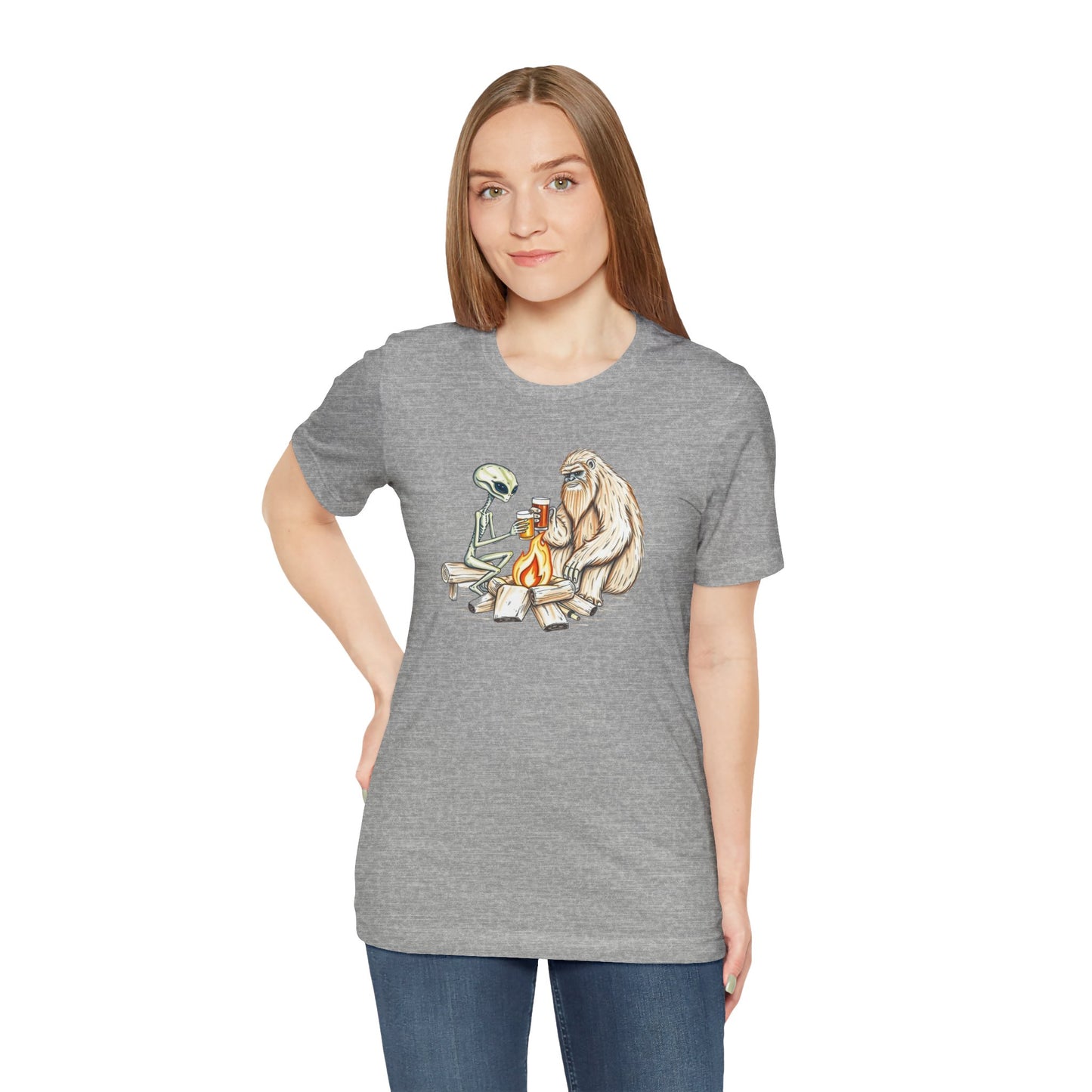 Alien and Bigfoot T-Shirt