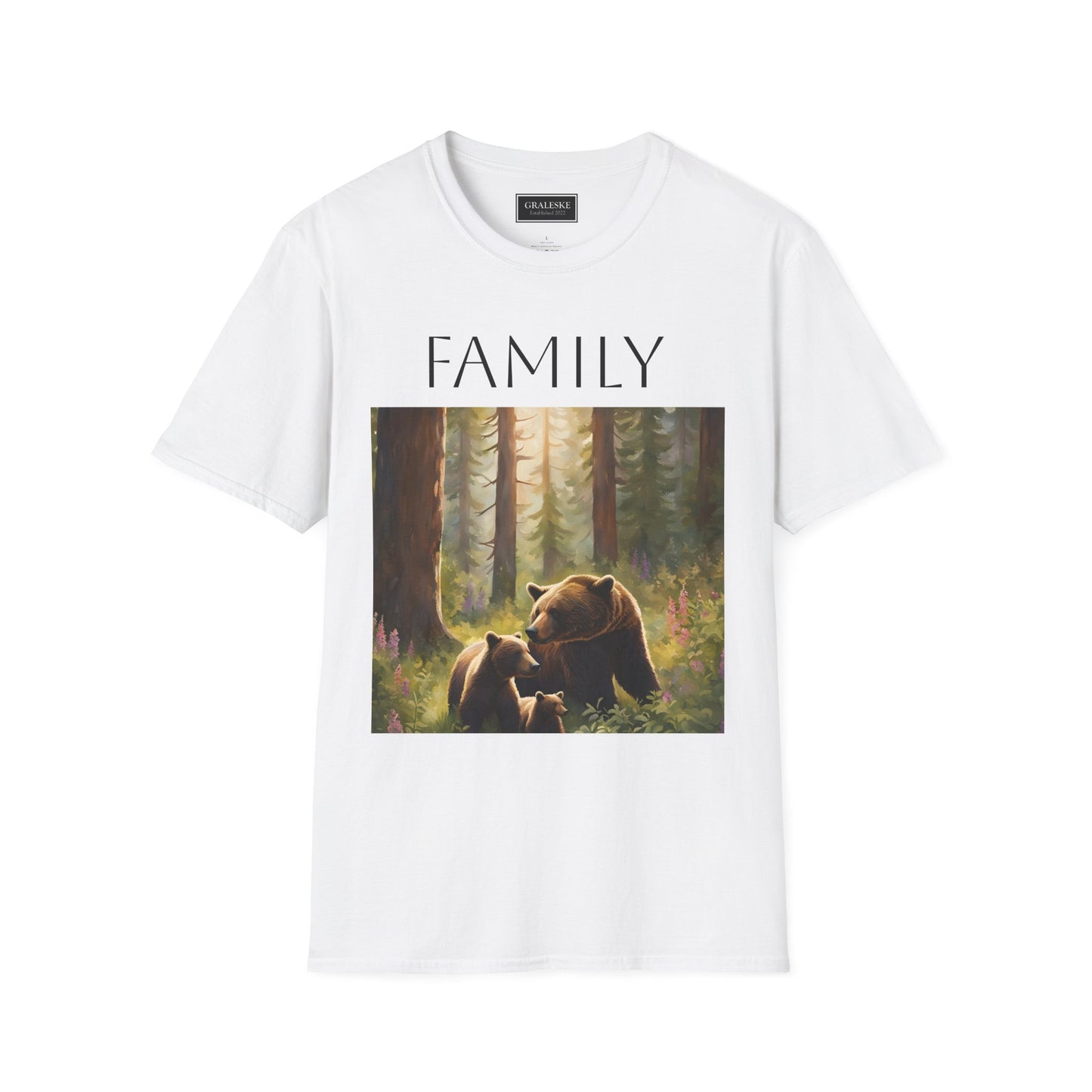 Family Bear Shirt - Unisex T-Shirt - Graleske