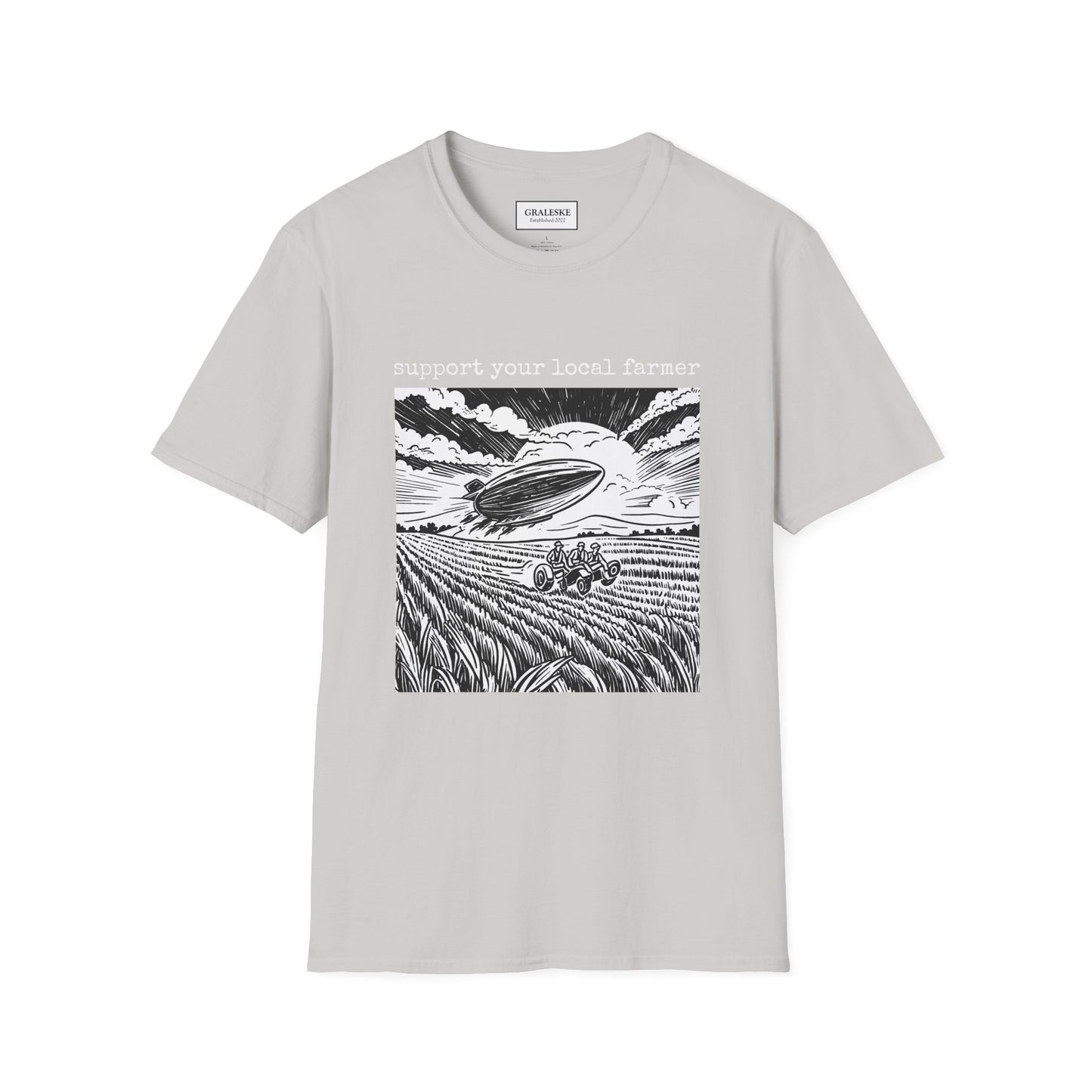 support your local farmer blimp - T-Shirt - Graleske