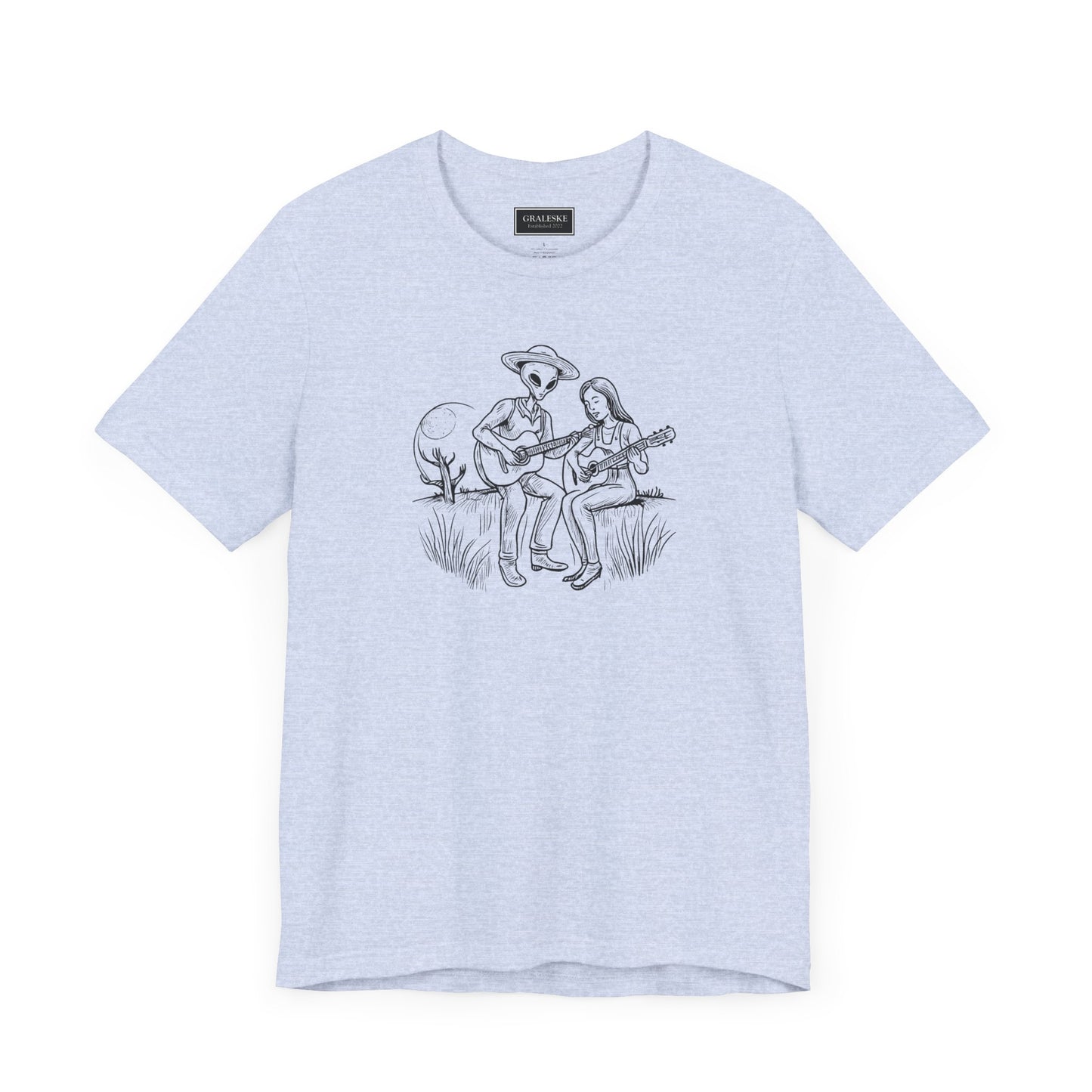 Aliens Visit Farm Tee Shirt - Graleske