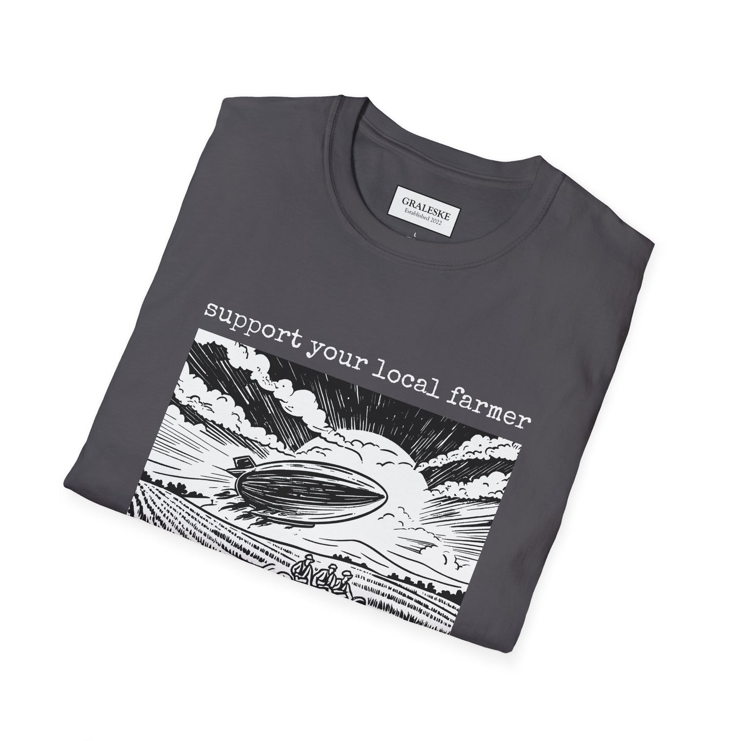 support your local farmer blimp - T-Shirt - Graleske