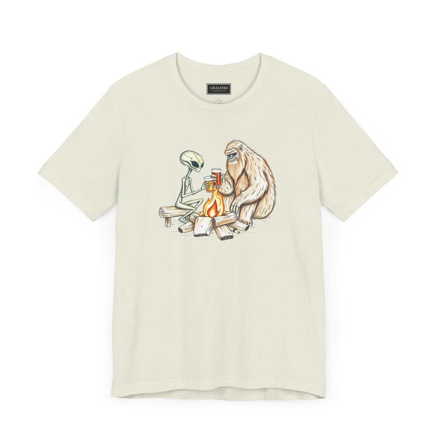 Alien and Bigfoot T-Shirt