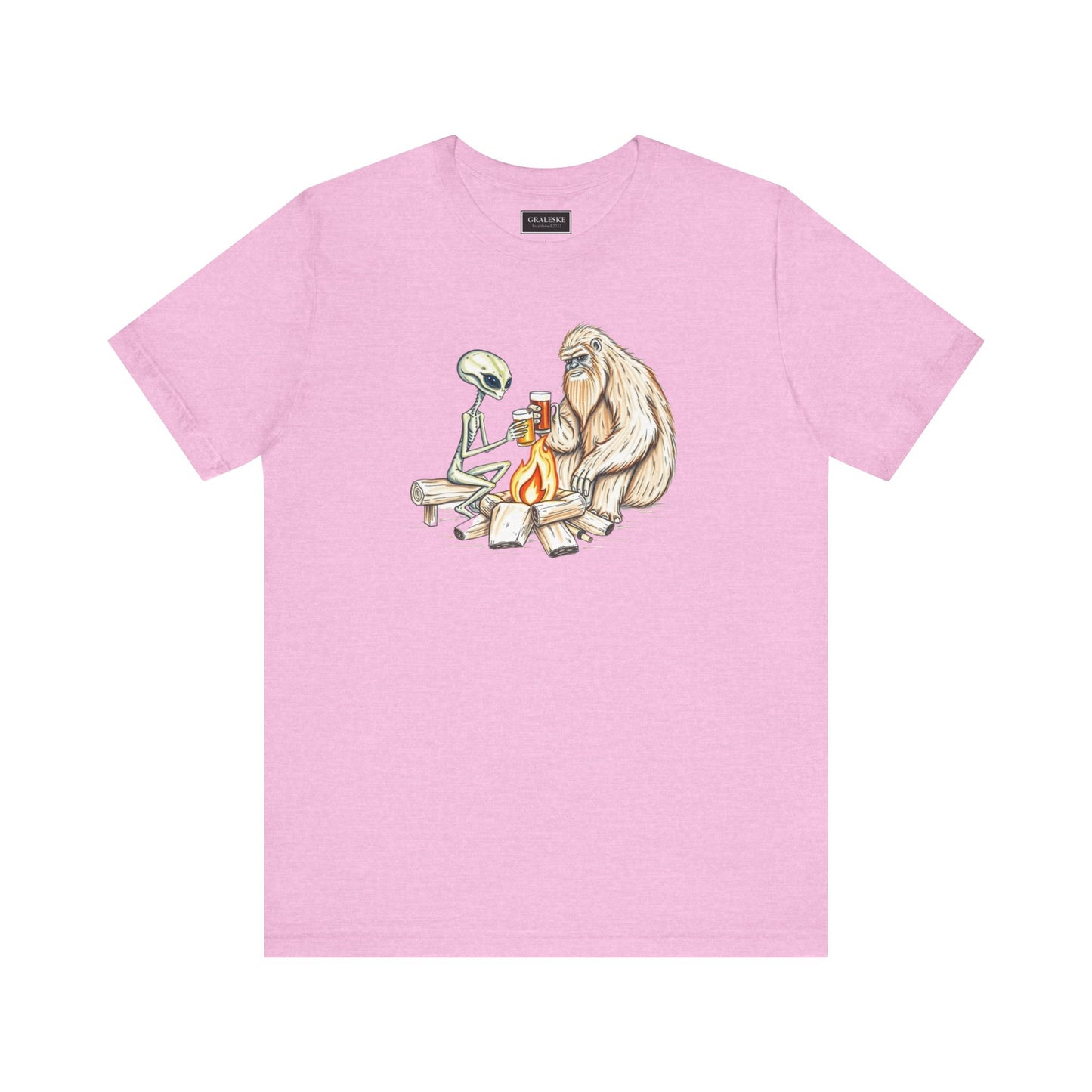 Alien and Bigfoot T-Shirt