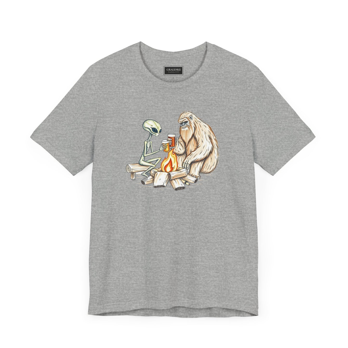 Alien and Bigfoot T-Shirt