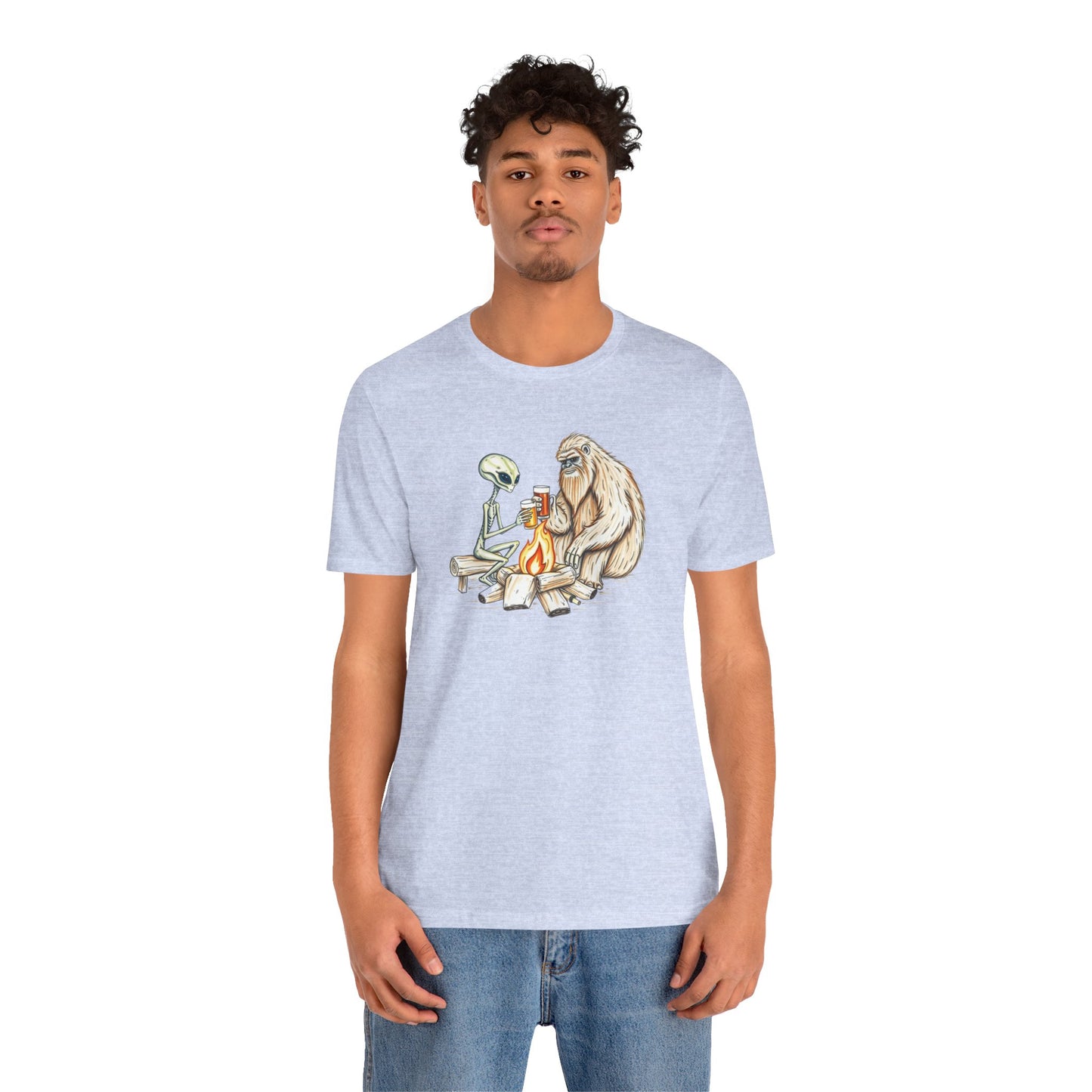 Alien and Bigfoot T-Shirt