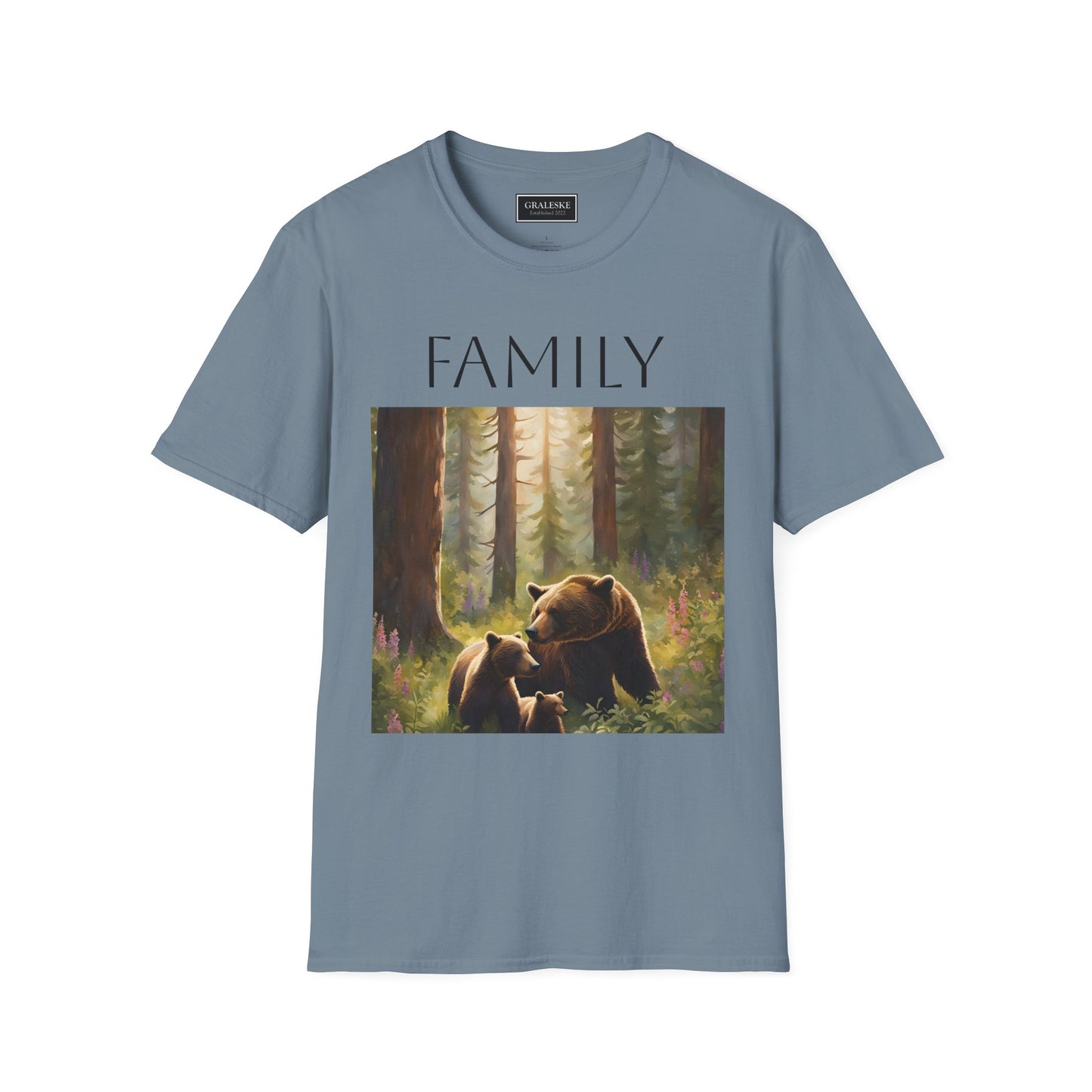 Family Bear Shirt - Unisex T-Shirt - Graleske