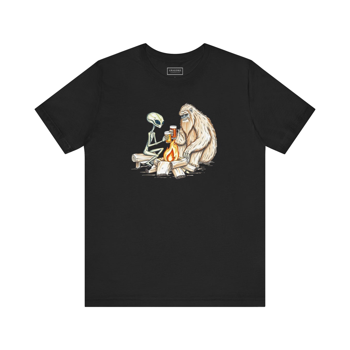 Alien and Bigfoot T-Shirt
