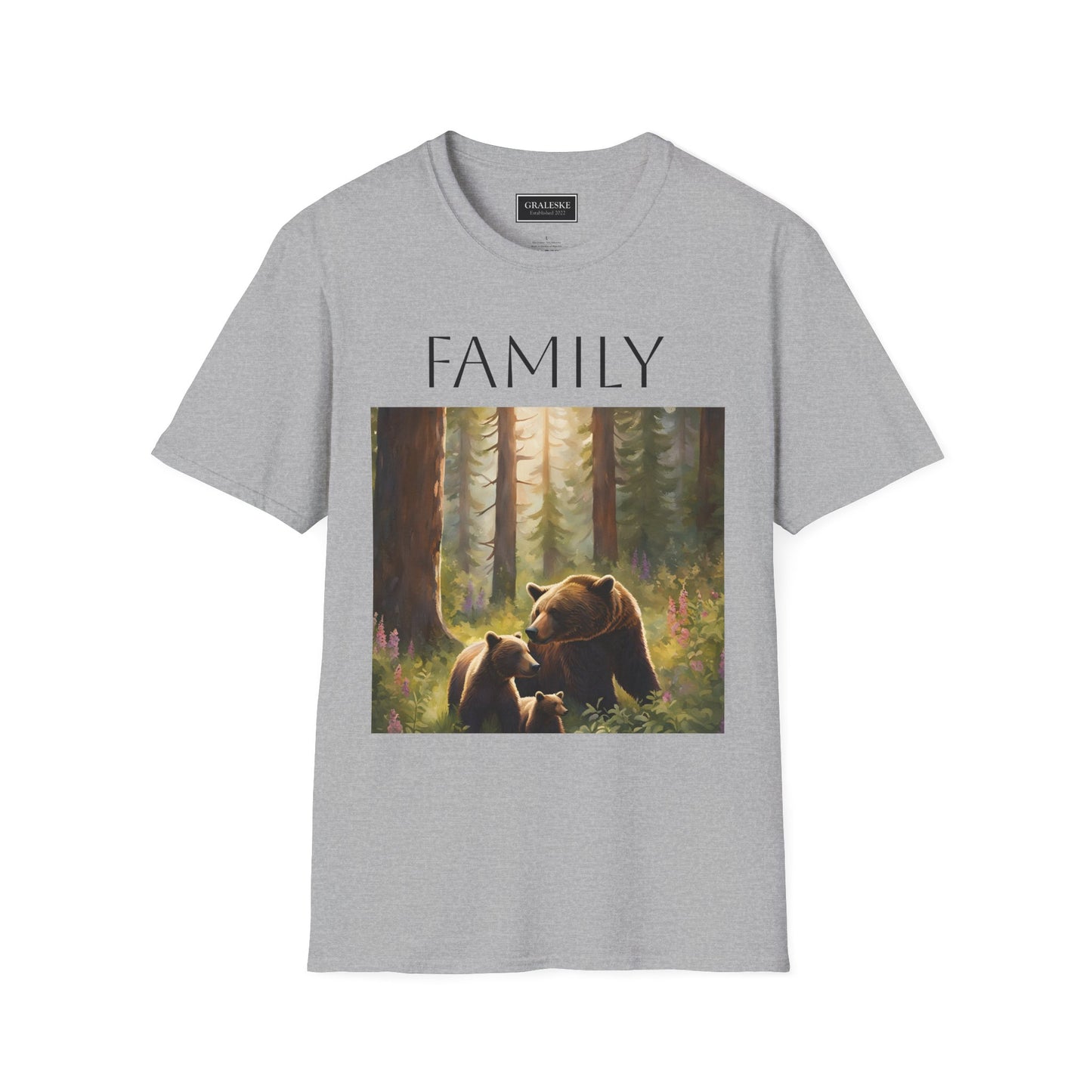 Family Bear Shirt - Unisex T-Shirt - Graleske