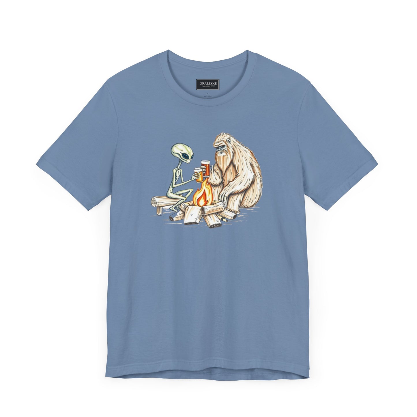 Alien and Bigfoot T-Shirt