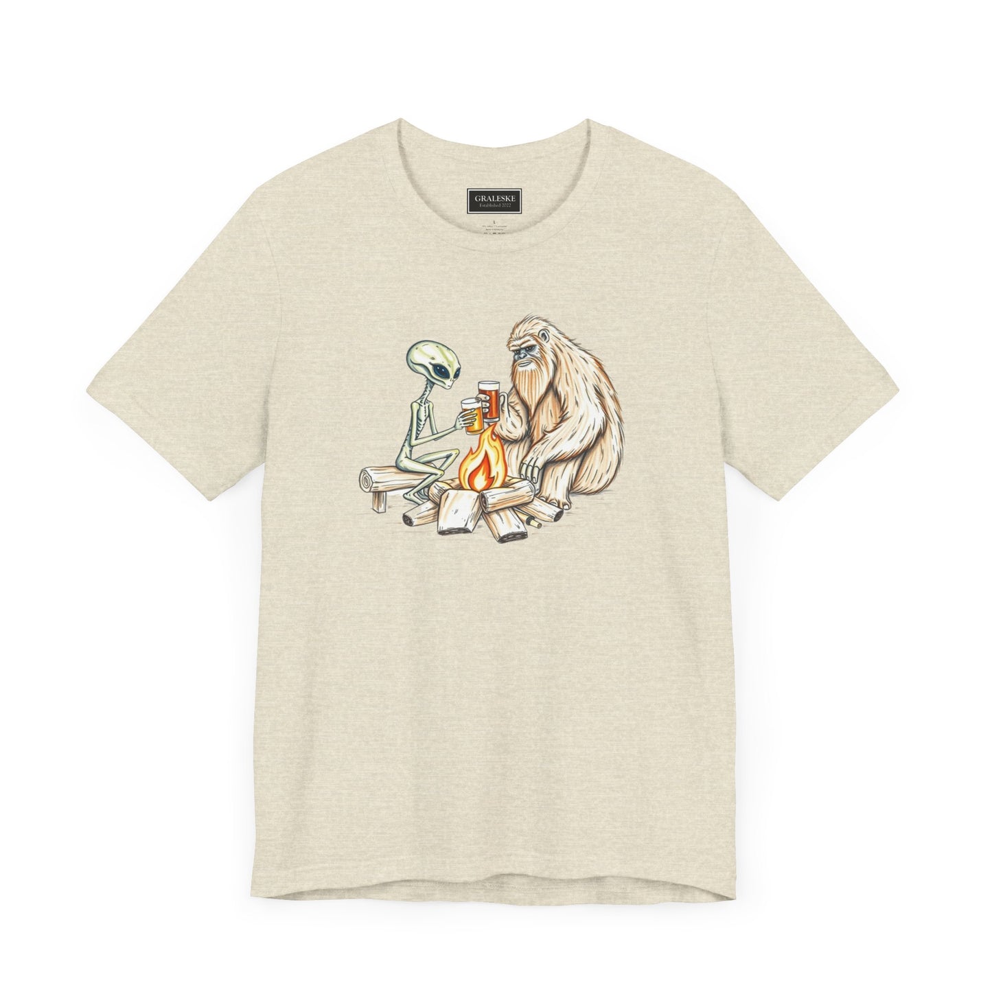 Alien and Bigfoot T-Shirt