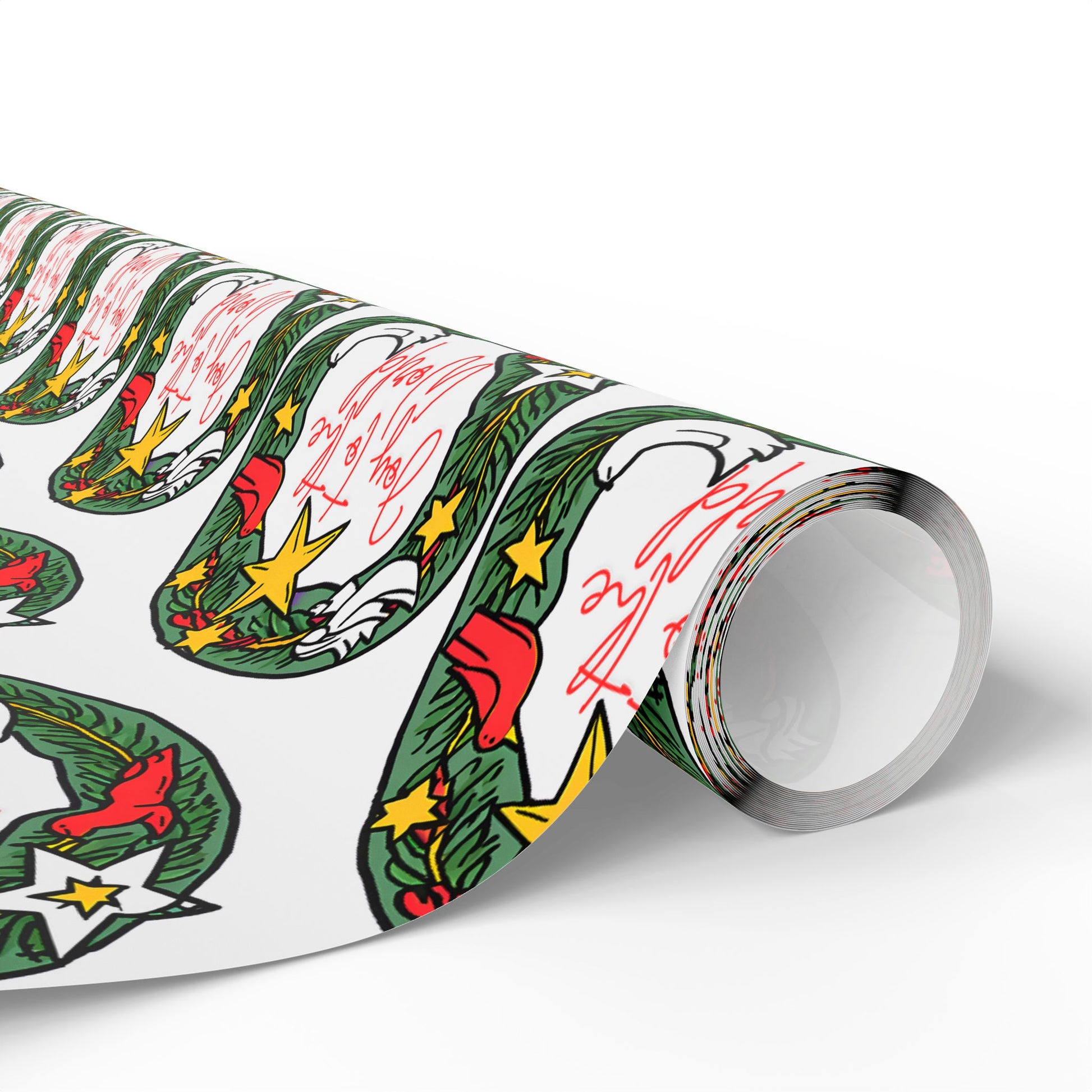 Wrapping Paper - Joy To The World - Graleske
