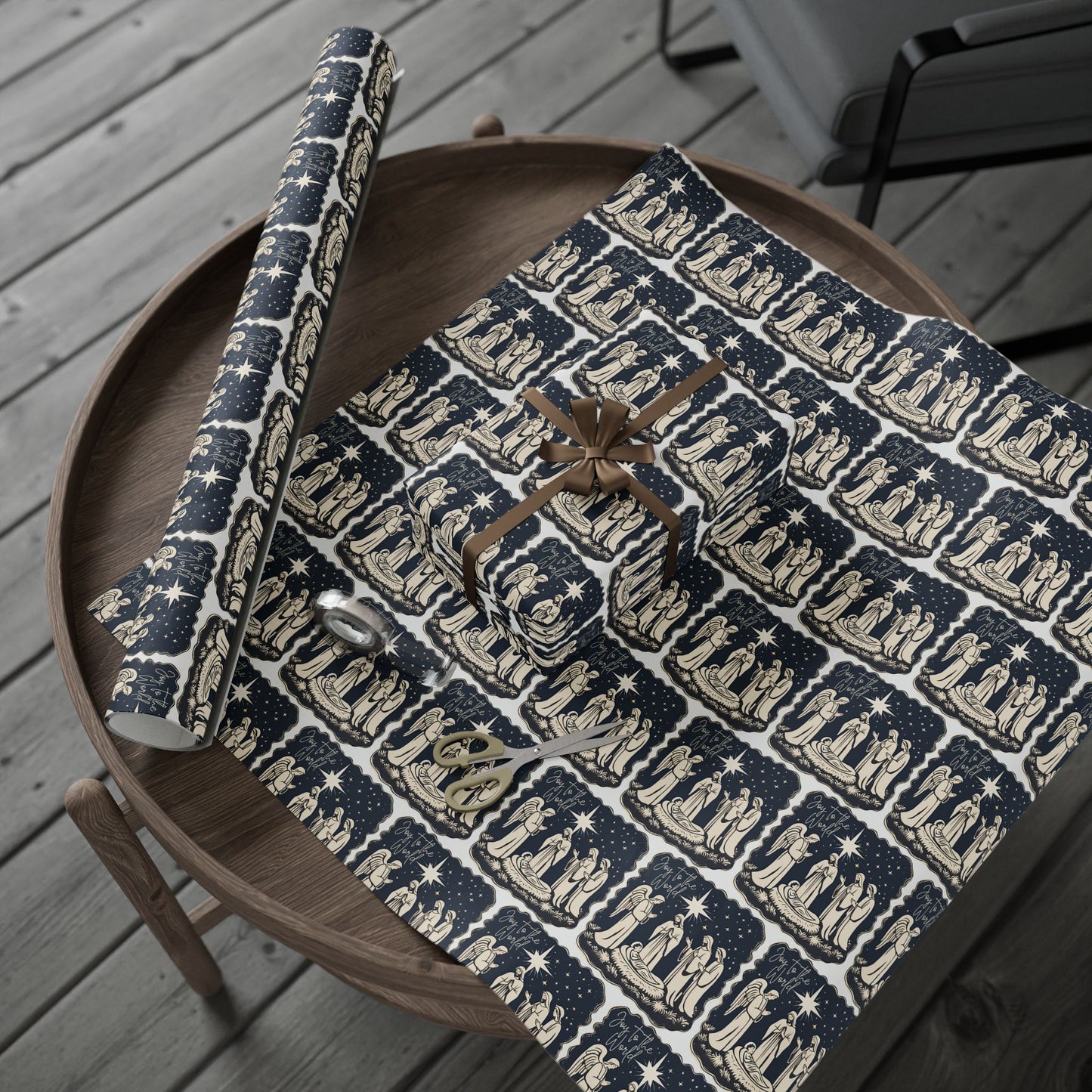 Wrapping Paper - Joy To The World - wisemen - Graleske