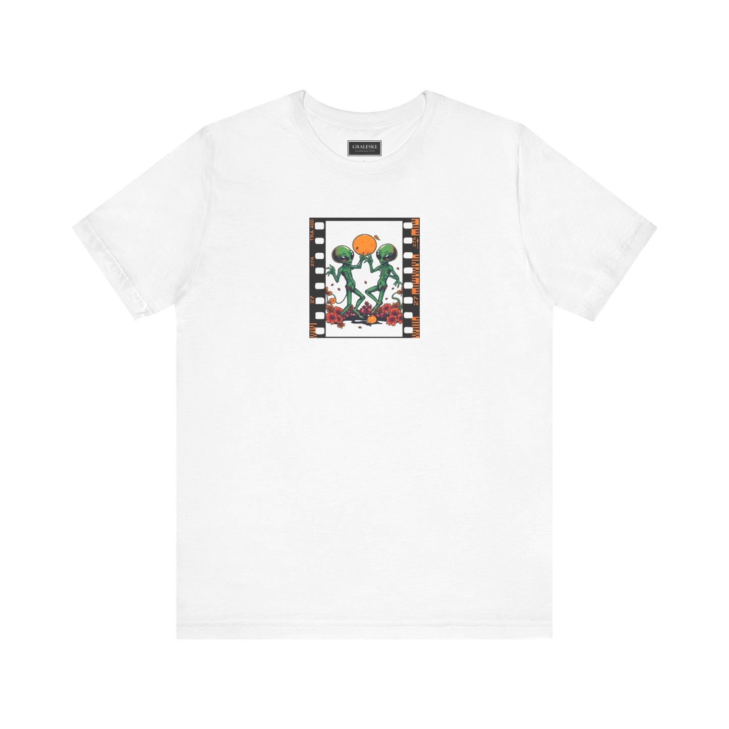 Aliens Dancing on Film Unisex Tee