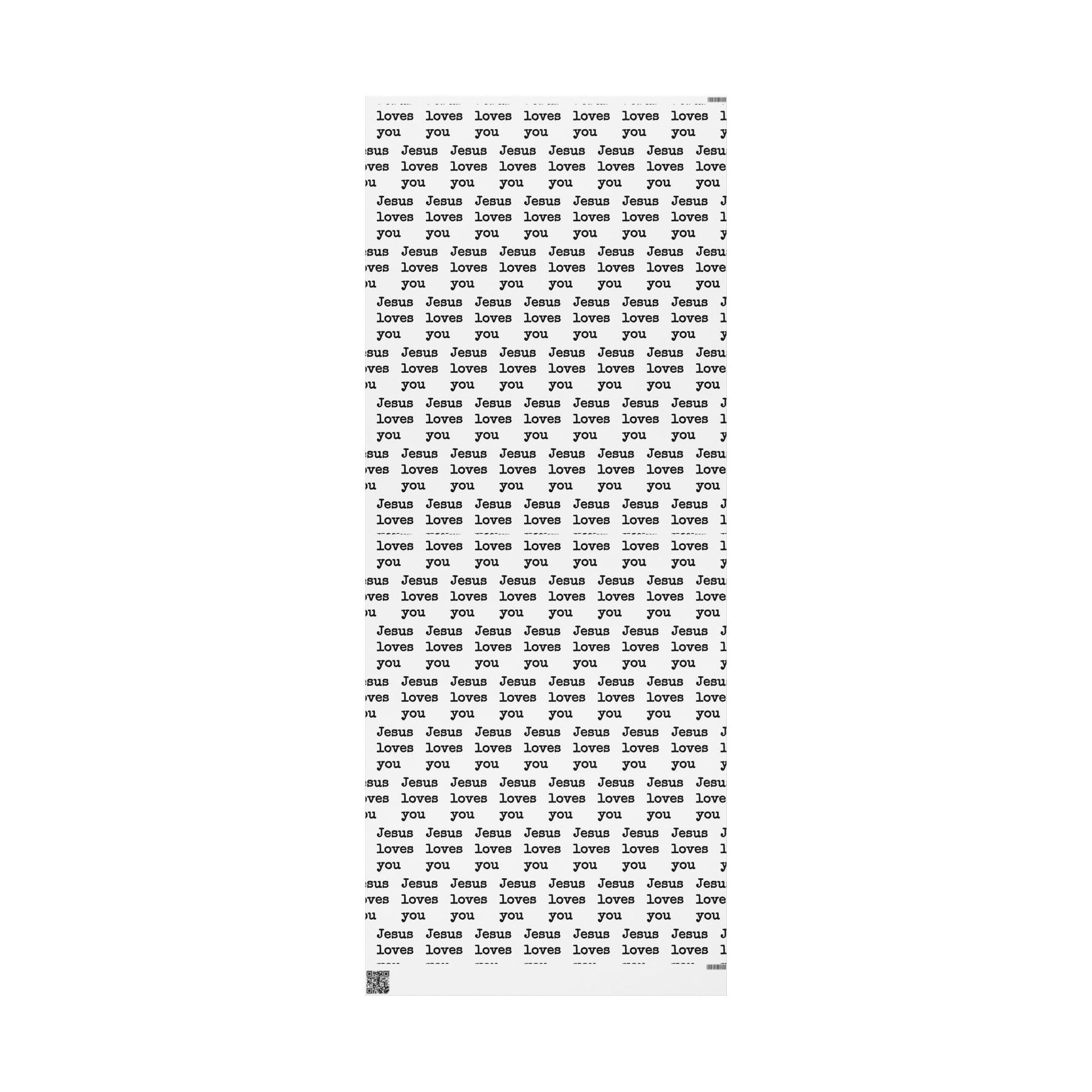 Wrapping Paper - Jesus loves you - Graleske