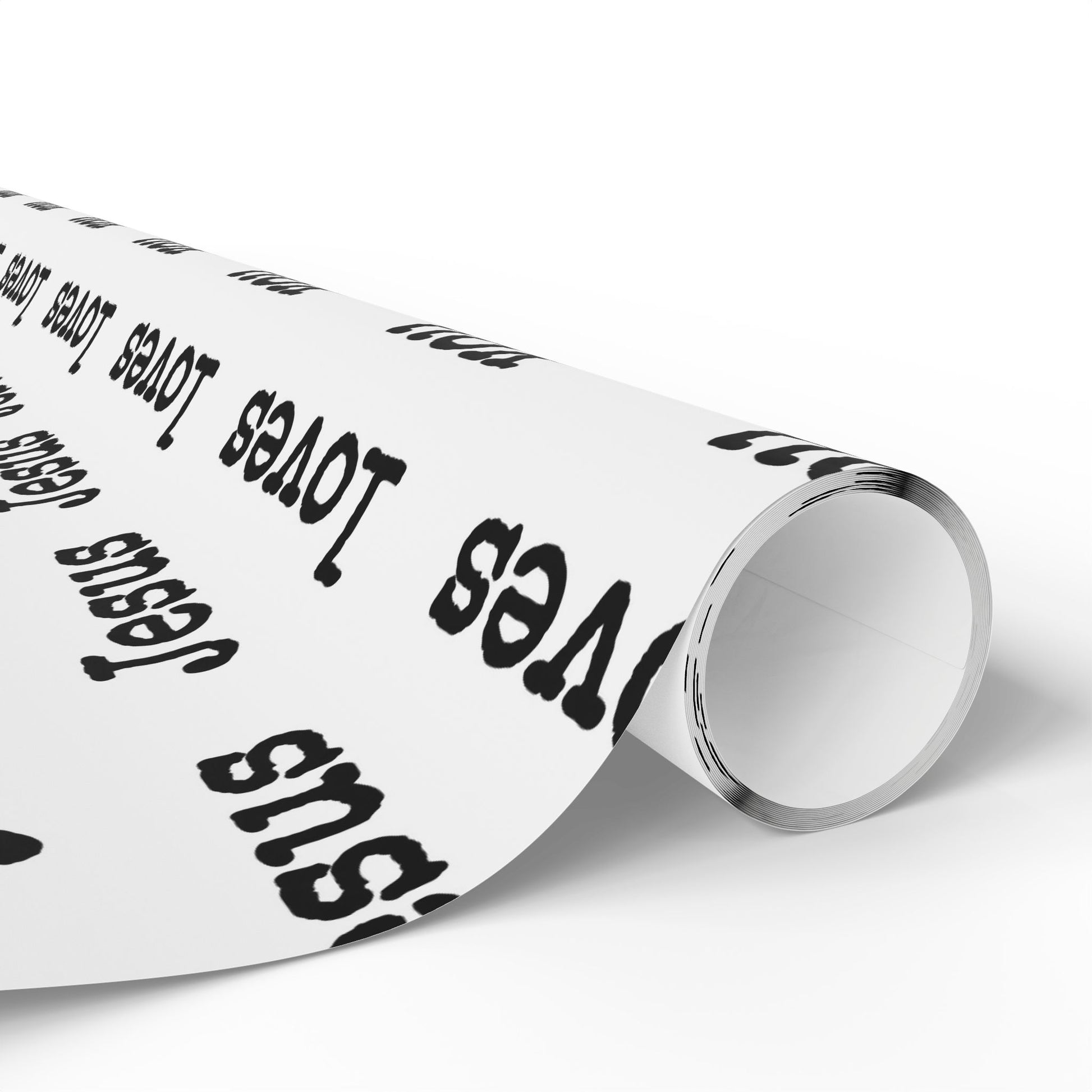 Wrapping Paper - Jesus loves you - Graleske