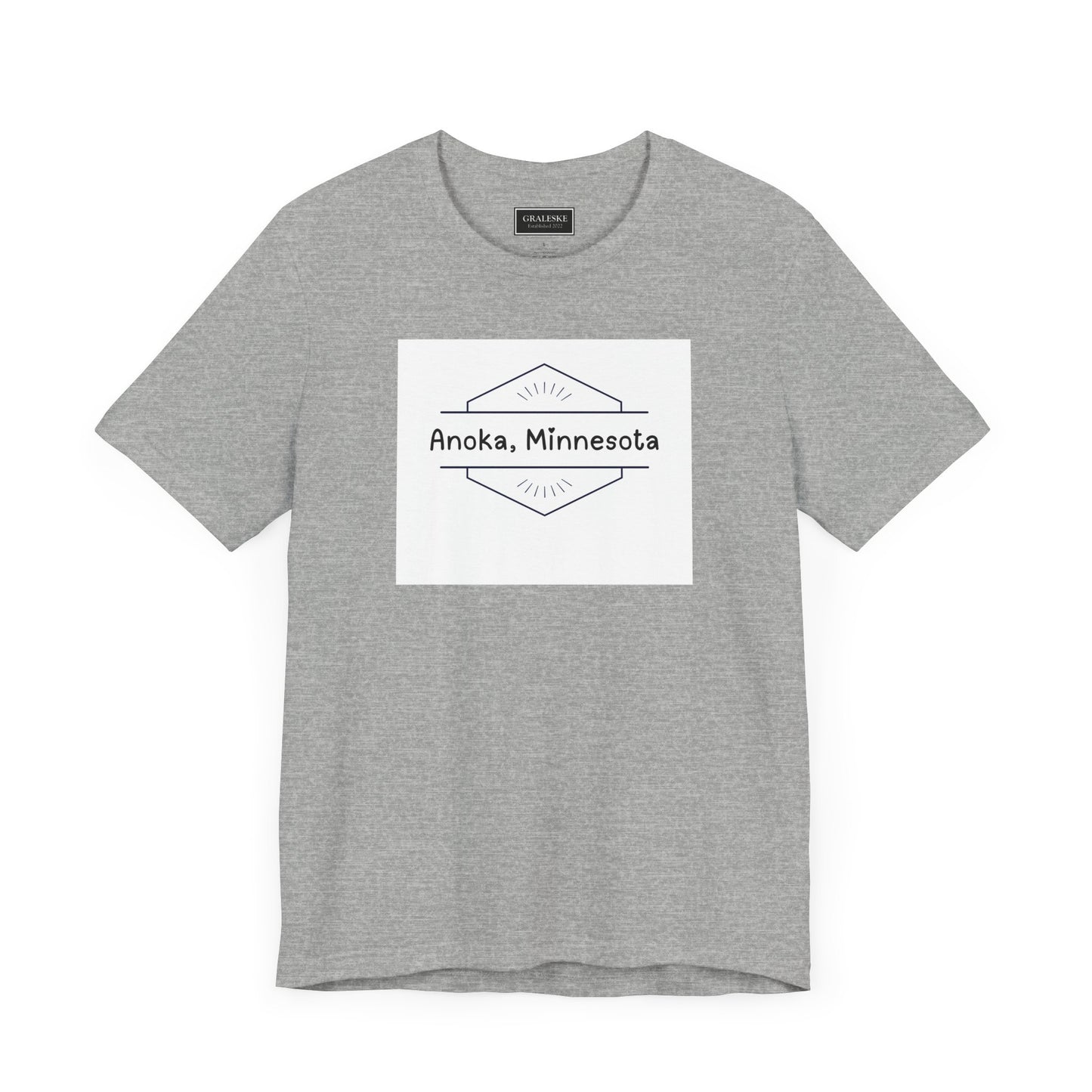 Anoka Minnesota Unisex Tee - Our Small Towns Collection - Graleske