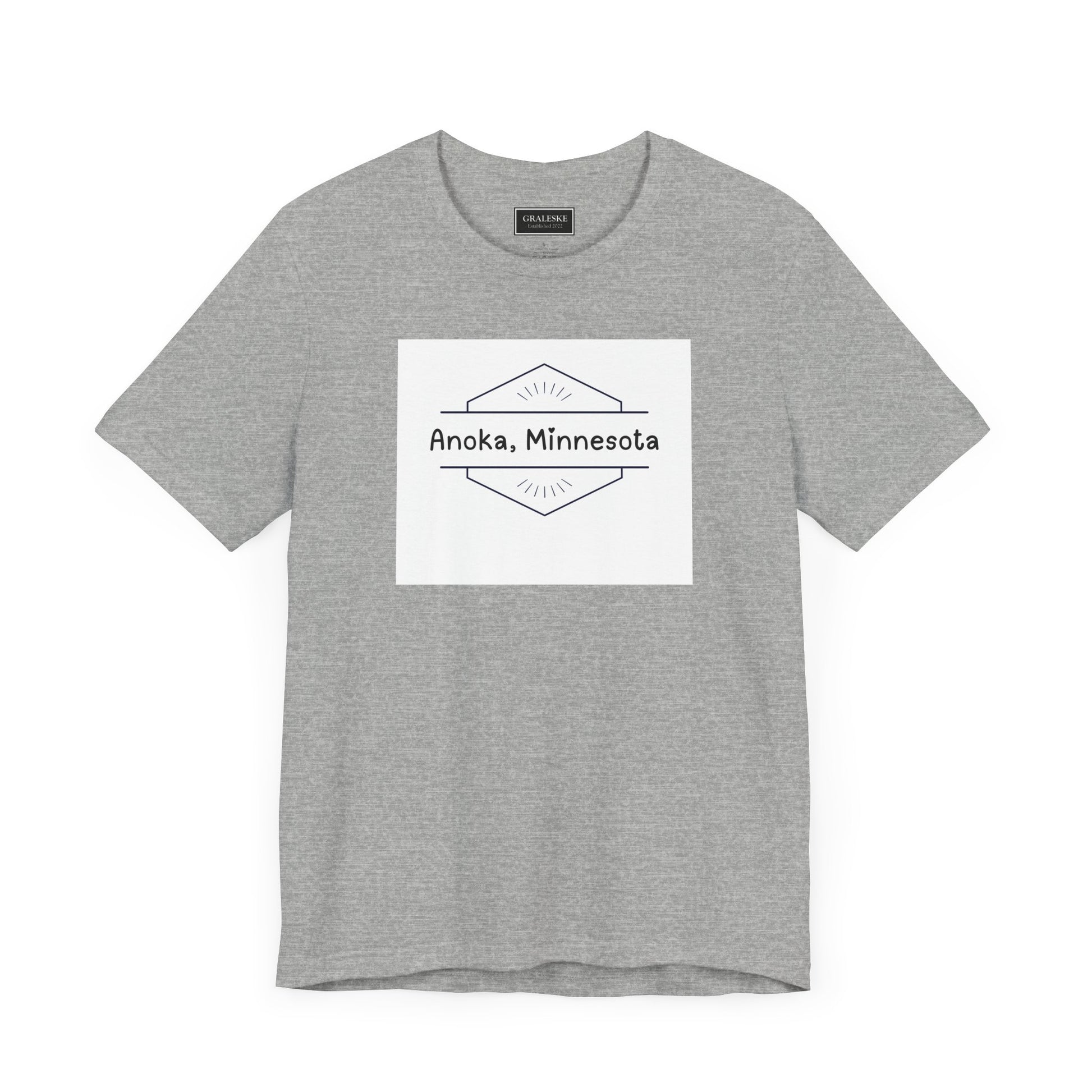 Anoka Minnesota Unisex Tee - Our Small Towns Collection - Graleske