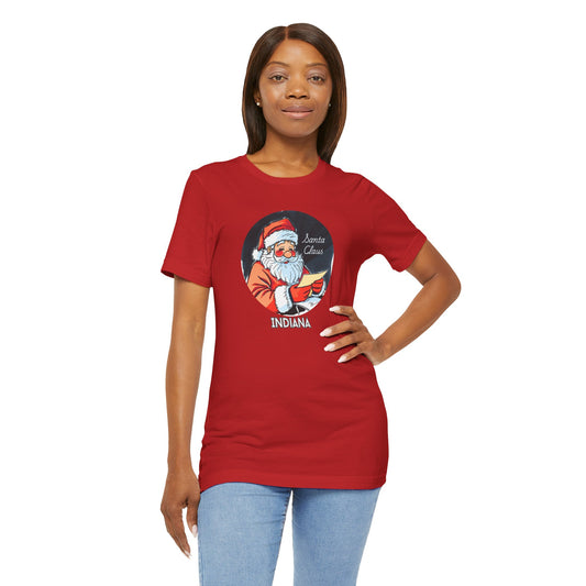 Small Towns Collection Unisex Tee - Santa Claus, Indiana Design