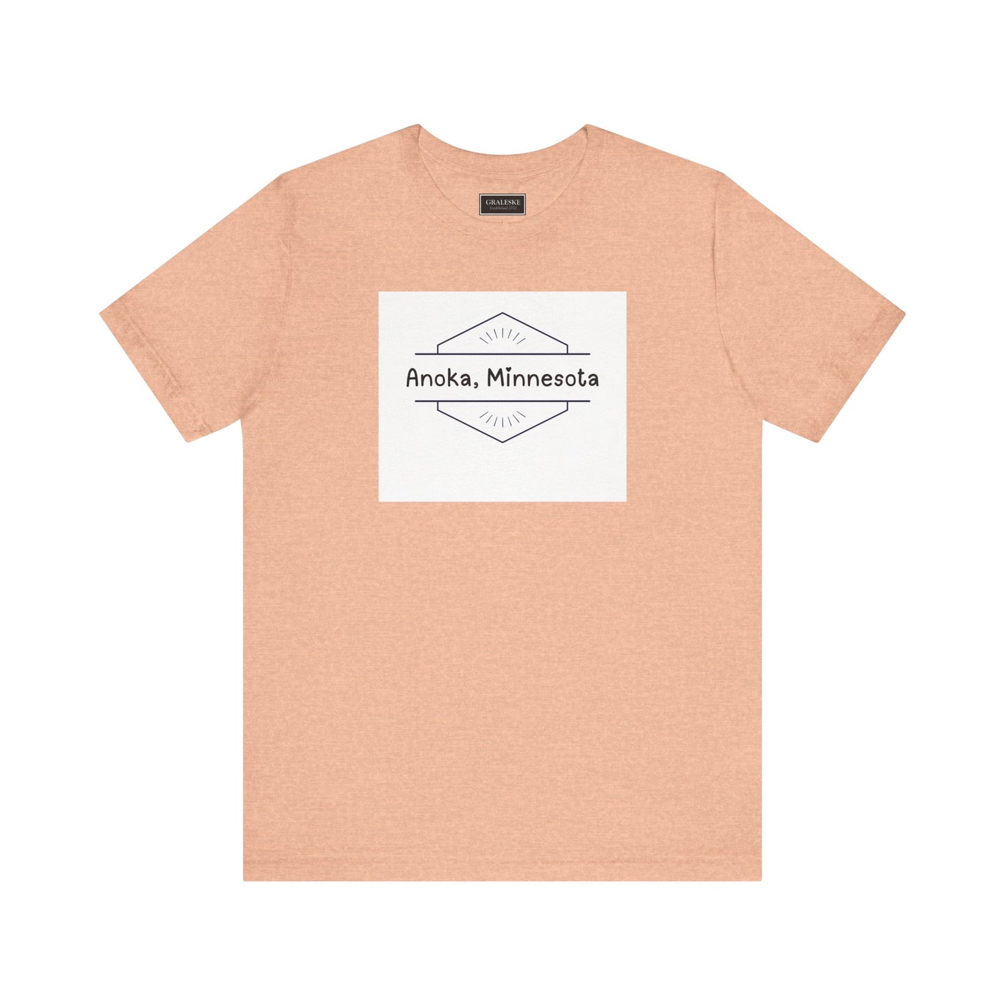 Anoka Minnesota Unisex Tee - Our Small Towns Collection - Graleske