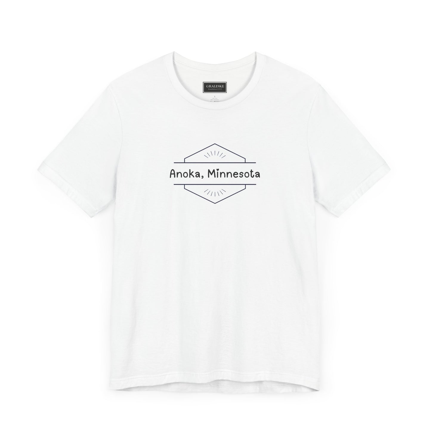 Anoka Minnesota Unisex Tee - Our Small Towns Collection - Graleske