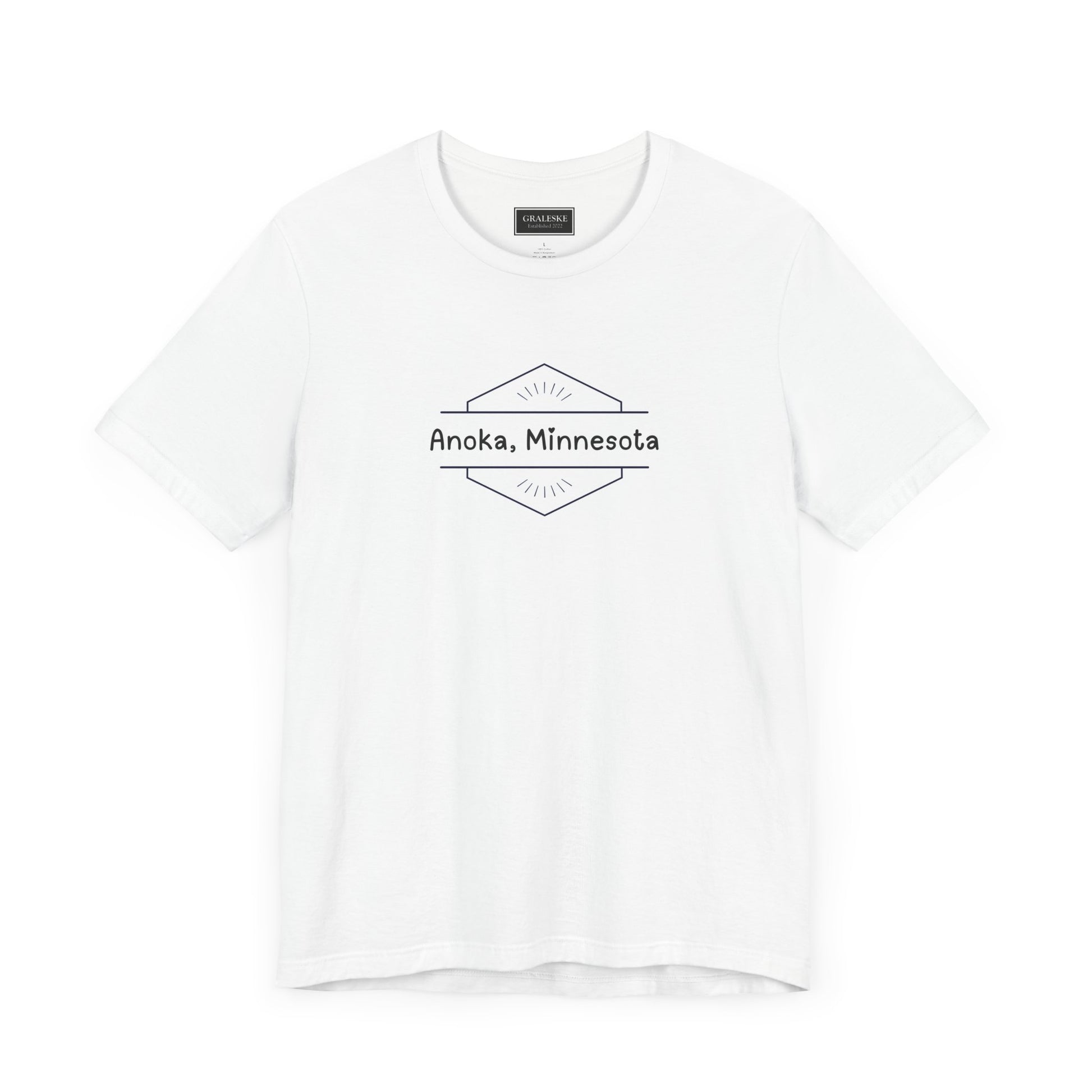 Anoka Minnesota Unisex Tee - Our Small Towns Collection - Graleske