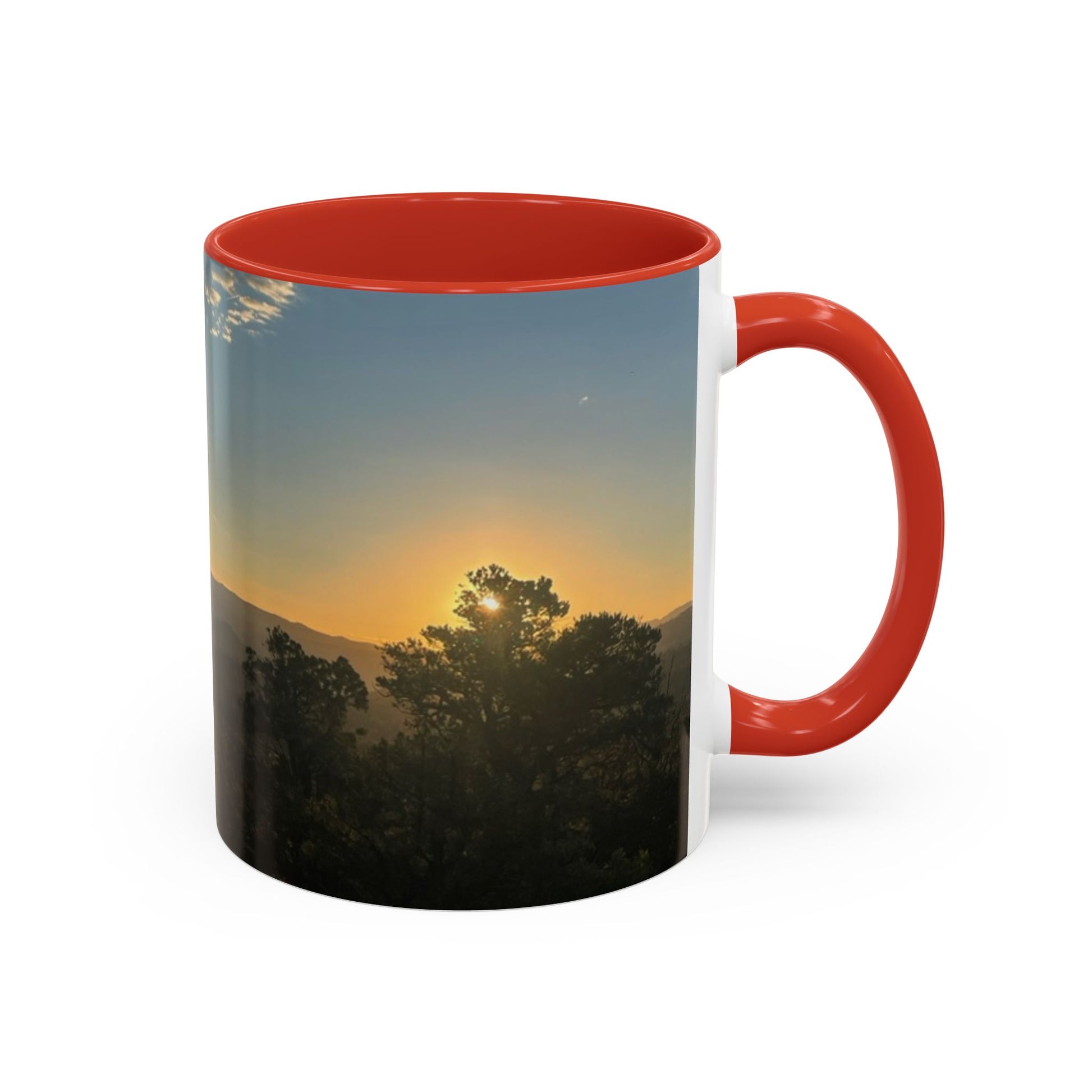 Mug - Beautiful Sunset in Tree of Mount Zion Coffee Mug (11, 15oz) - Graleske