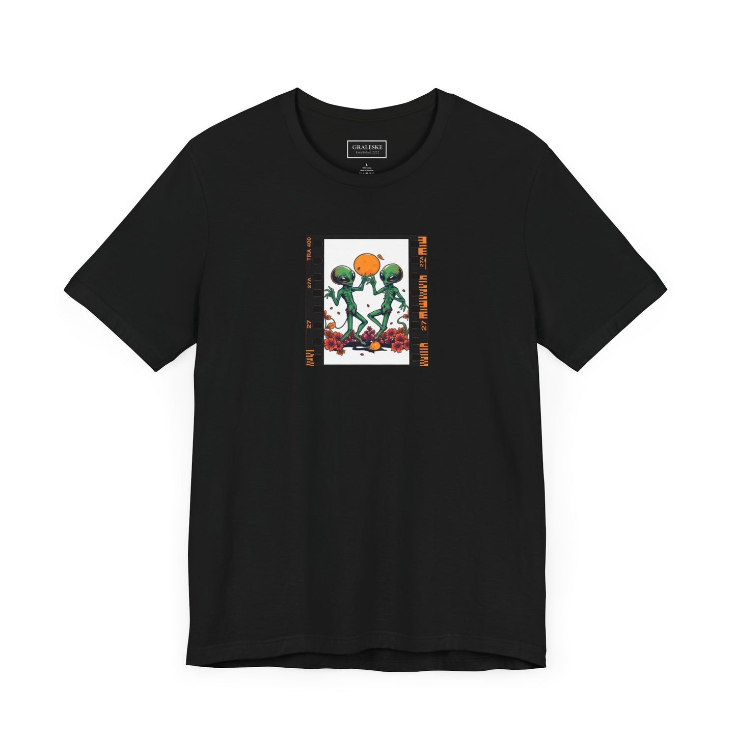 Aliens Dancing on Film Unisex Tee