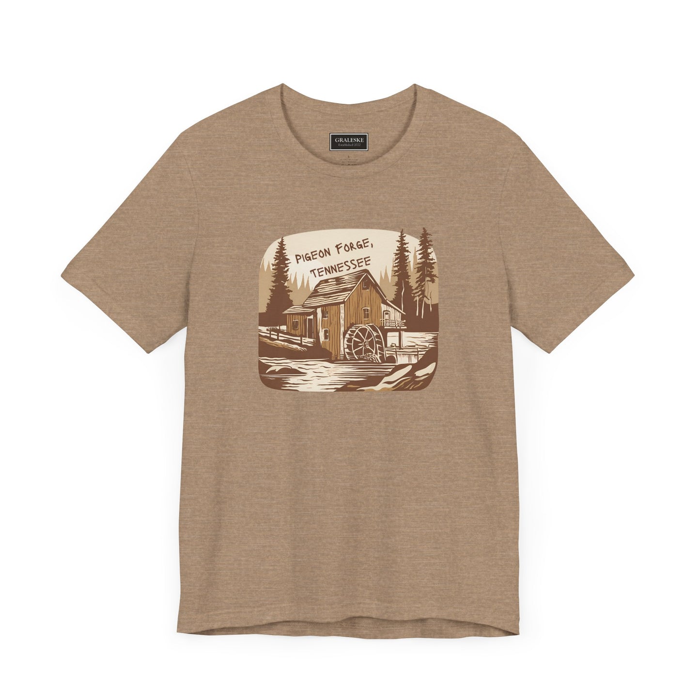 Small Towns Collection Unisex Tee - Pigeon Forge, Tennessee Design - Graleske