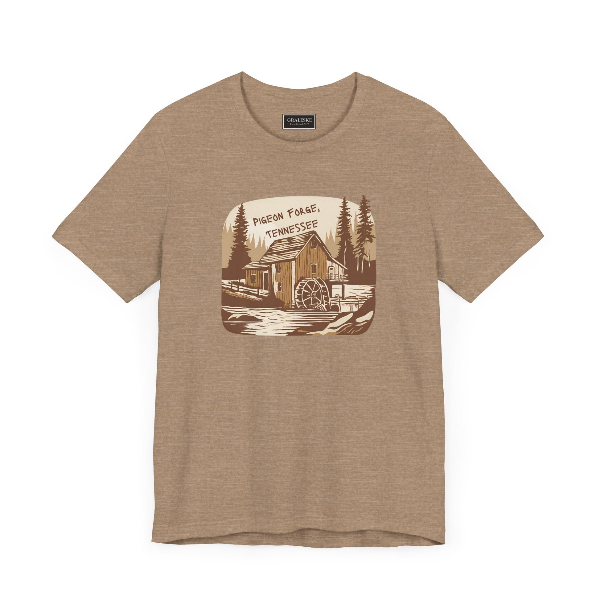 Small Towns Collection Unisex Tee - Pigeon Forge, Tennessee Design - Graleske