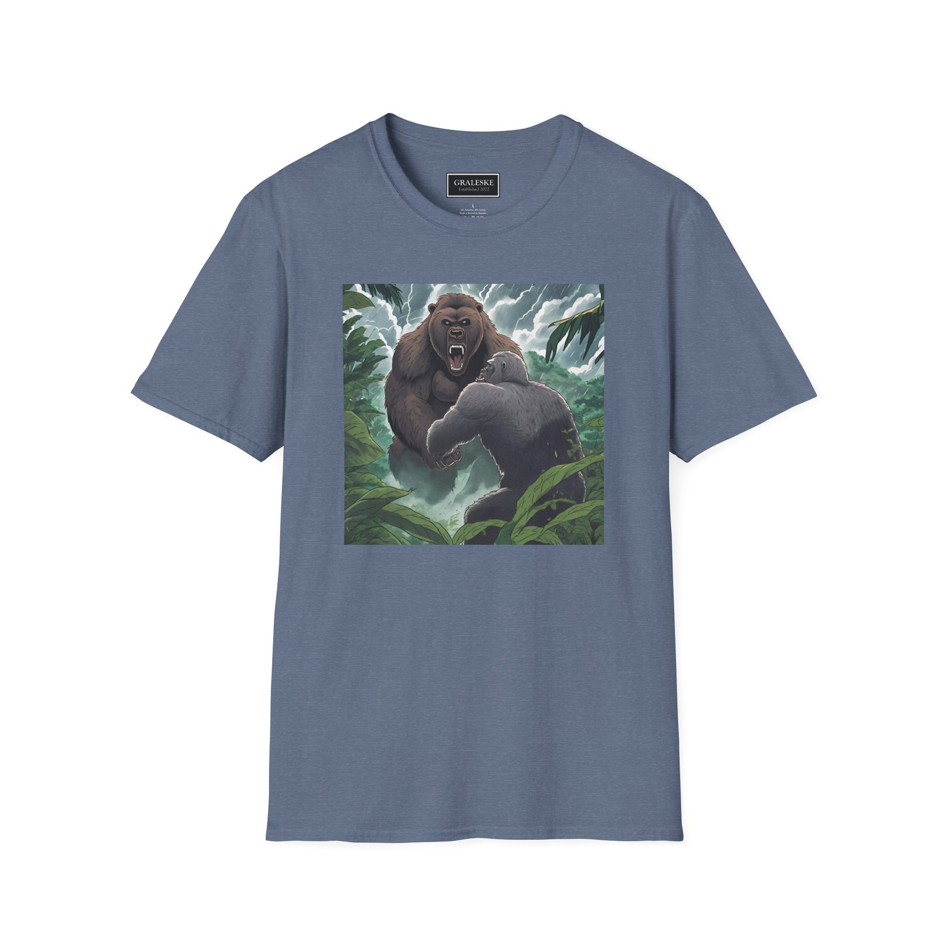 Grizzly vs Gorilla - Unisex T-Shirt - Graleske