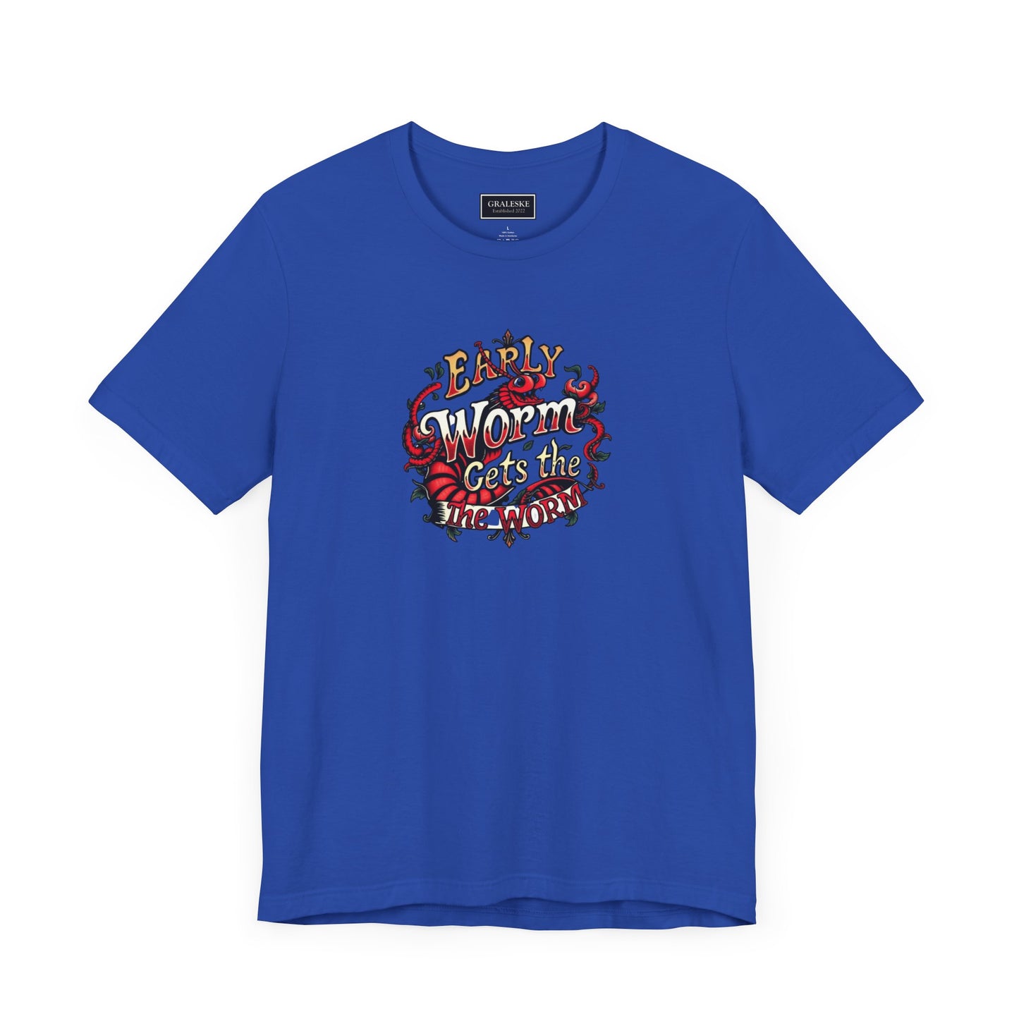 Office Inspired Unisex Tee - 'Early Worm Gets The Worm'