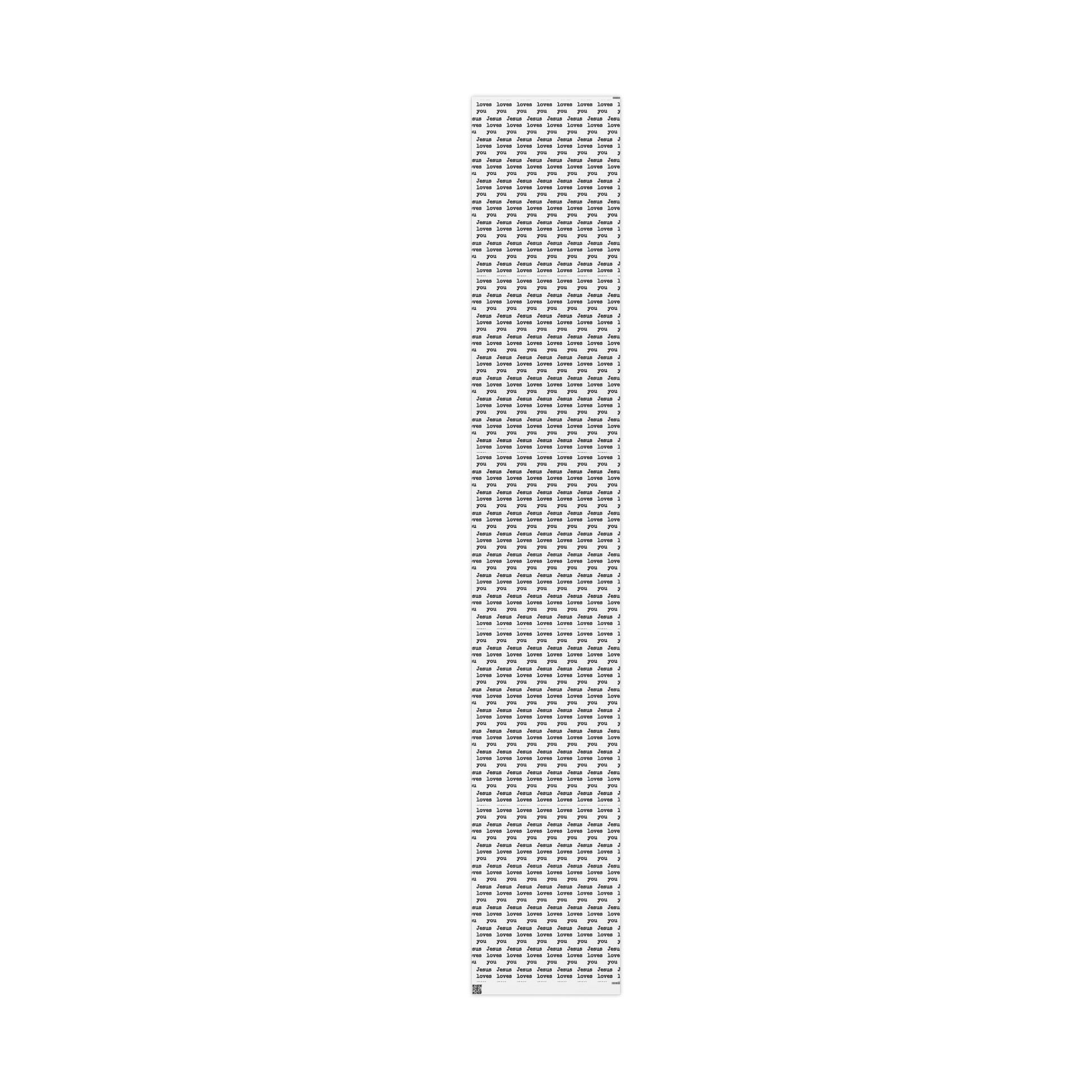 Wrapping Paper - Jesus loves you - Graleske