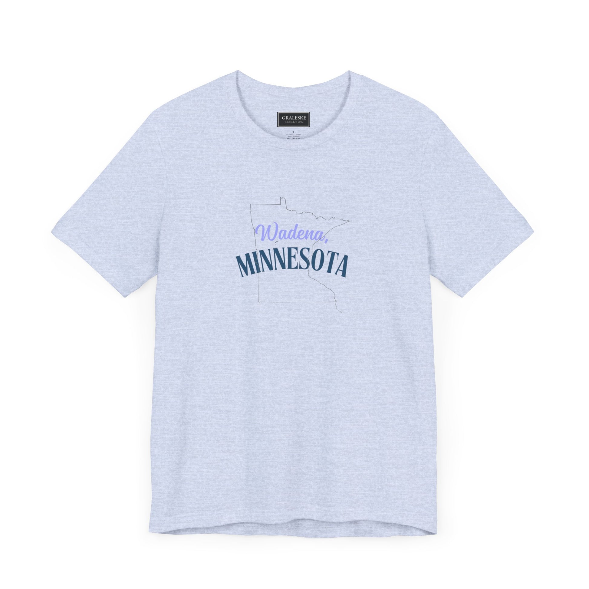 Small Towns Collection Unisex Tee - Wadena, Minnesota Design - Graleske